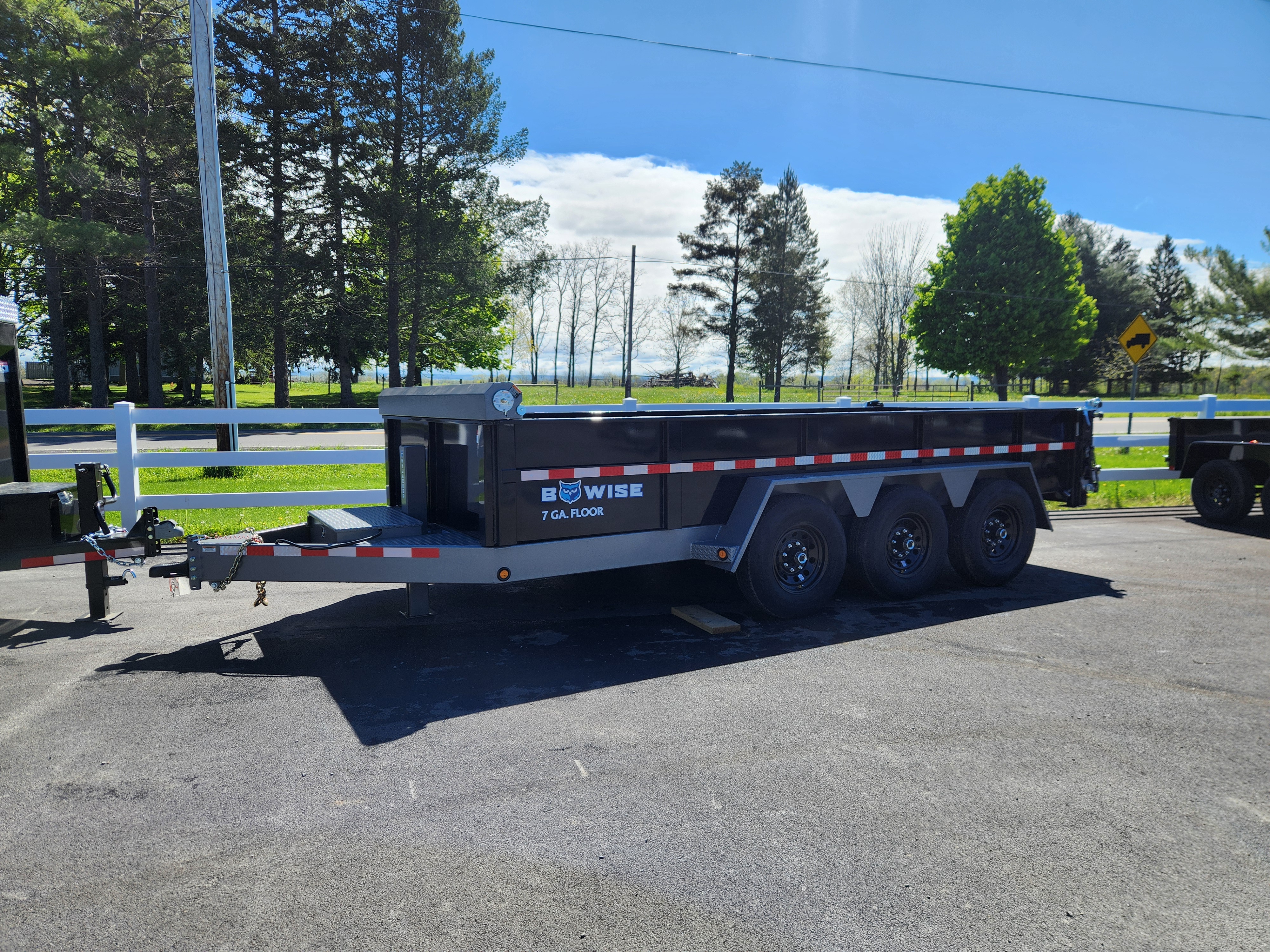 New 2026 BWISE DLP21 82x16 21K Tandem Axle Dump Trailer