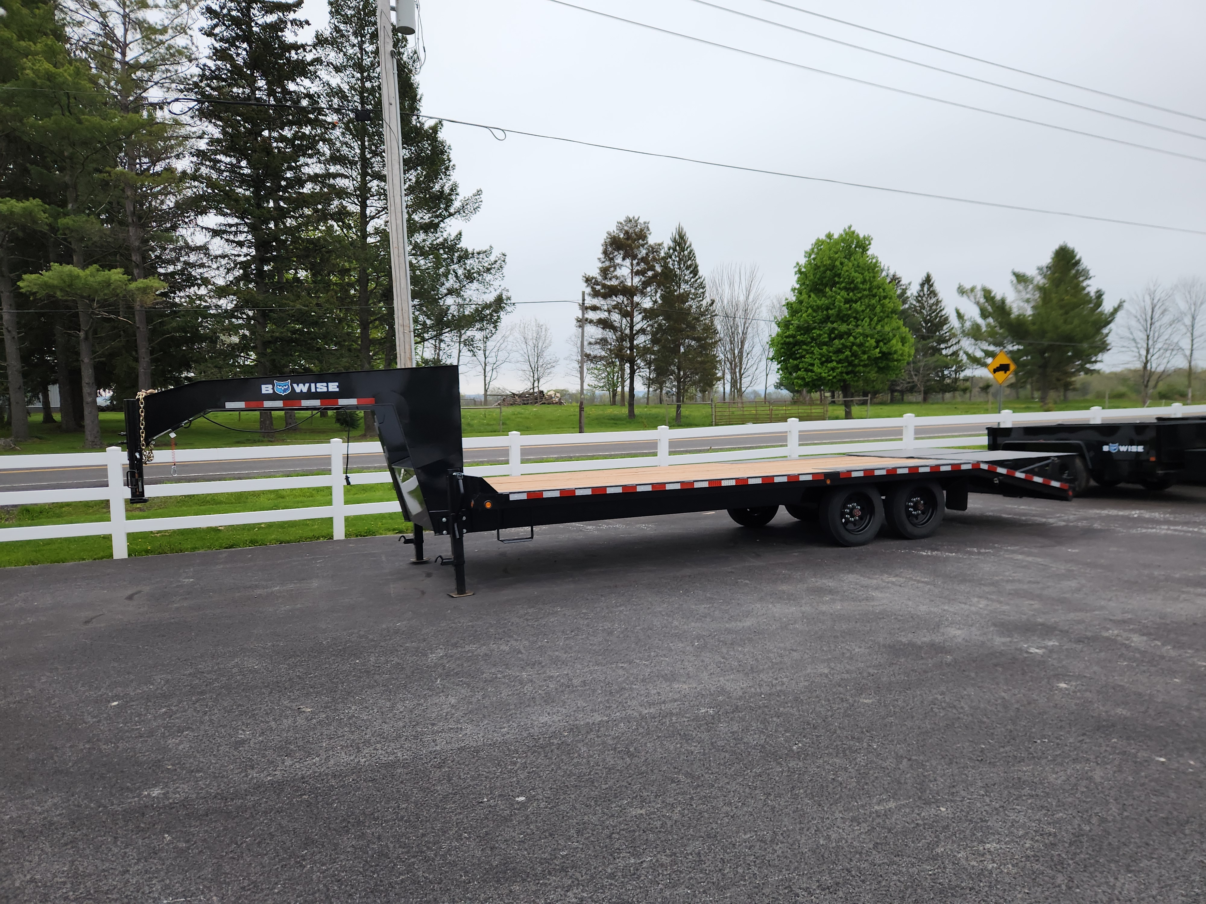 New 2026 BWISE EHD19 102x24 19K Deckover Equipment Trailer