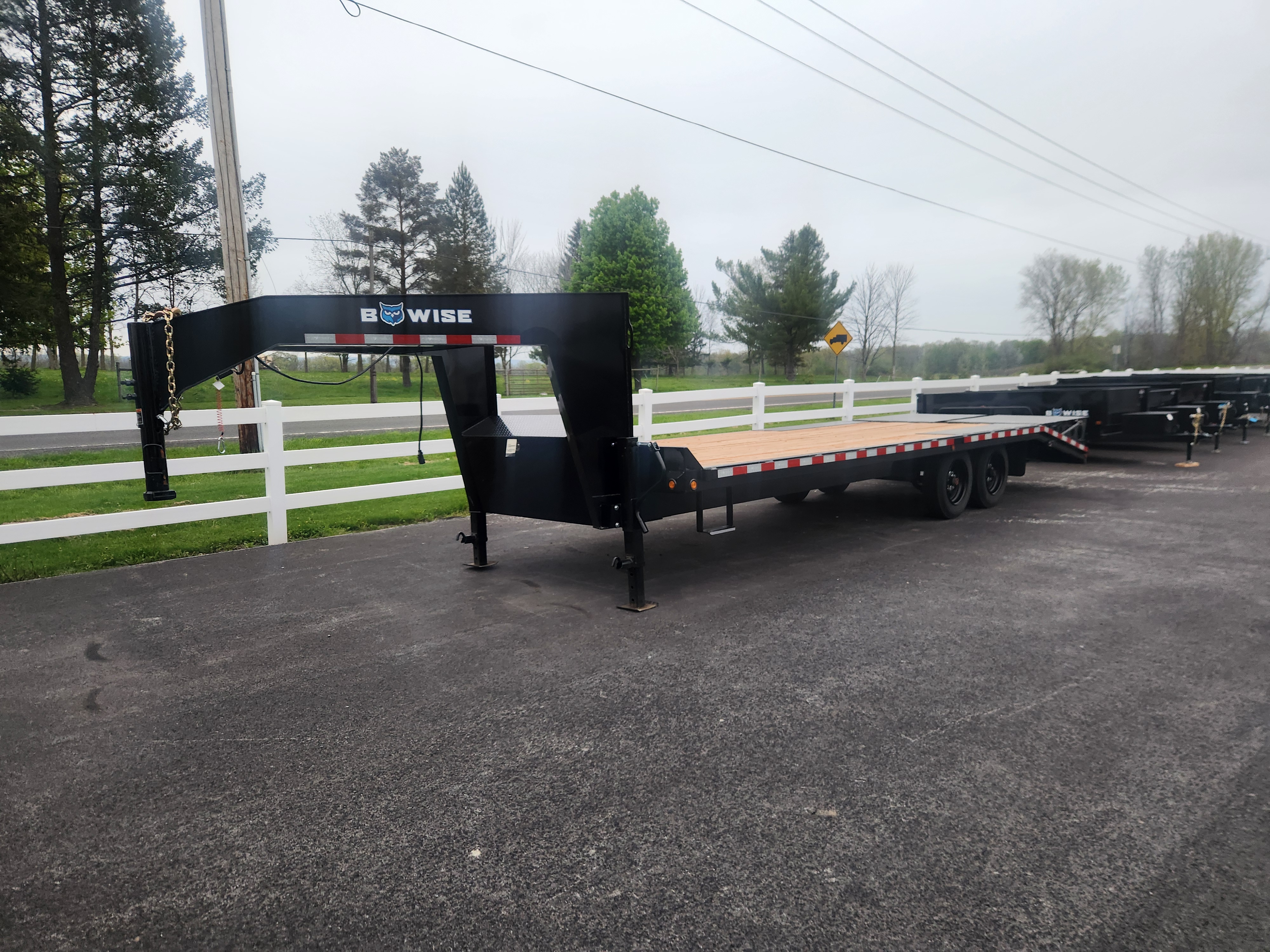 New 2026 BWISE EHD19 102x24 19K Deckover Equipment Trailer