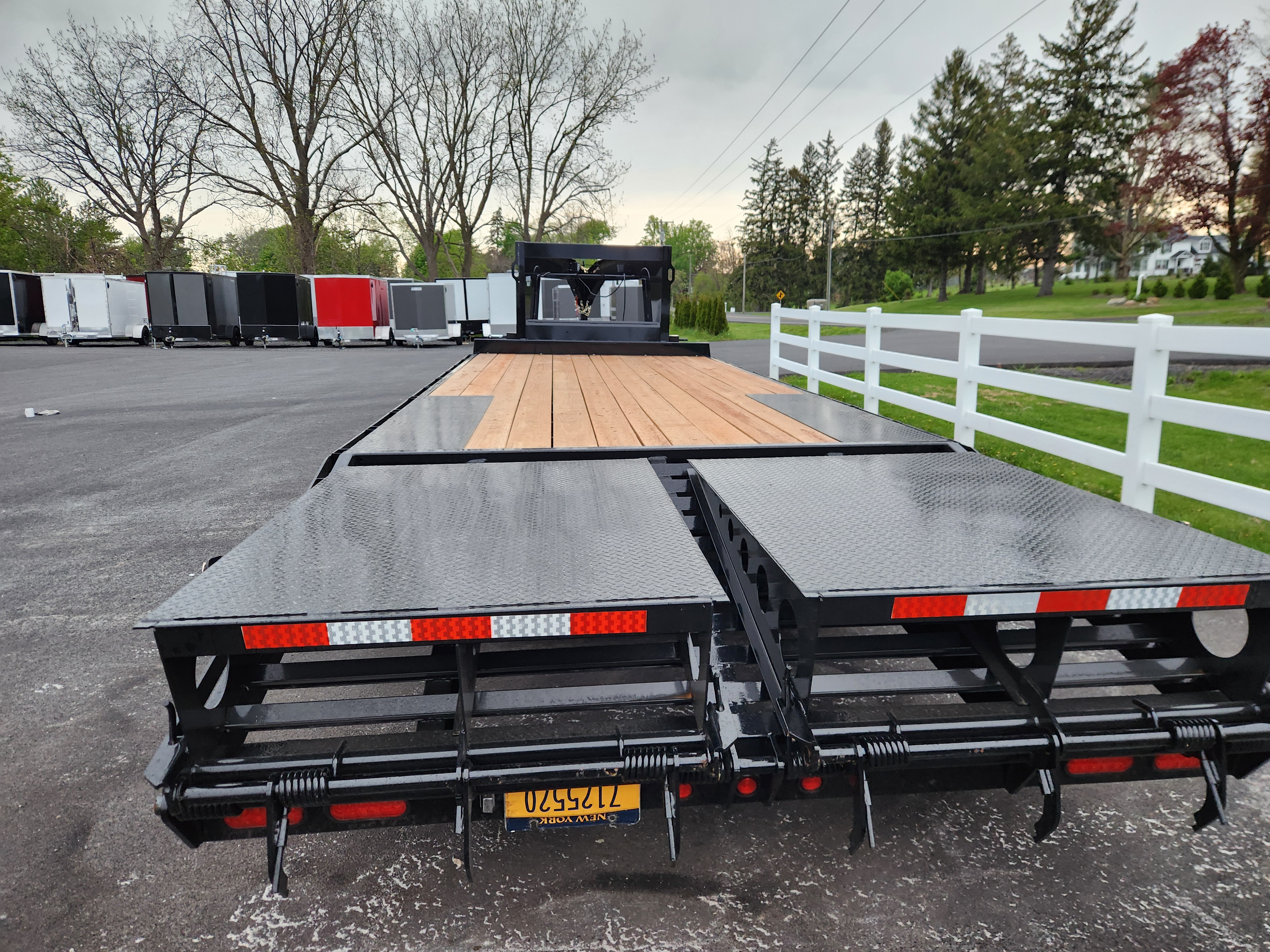 New 2026 BWISE EHD19 102x24 19K Deckover Equipment Trailer