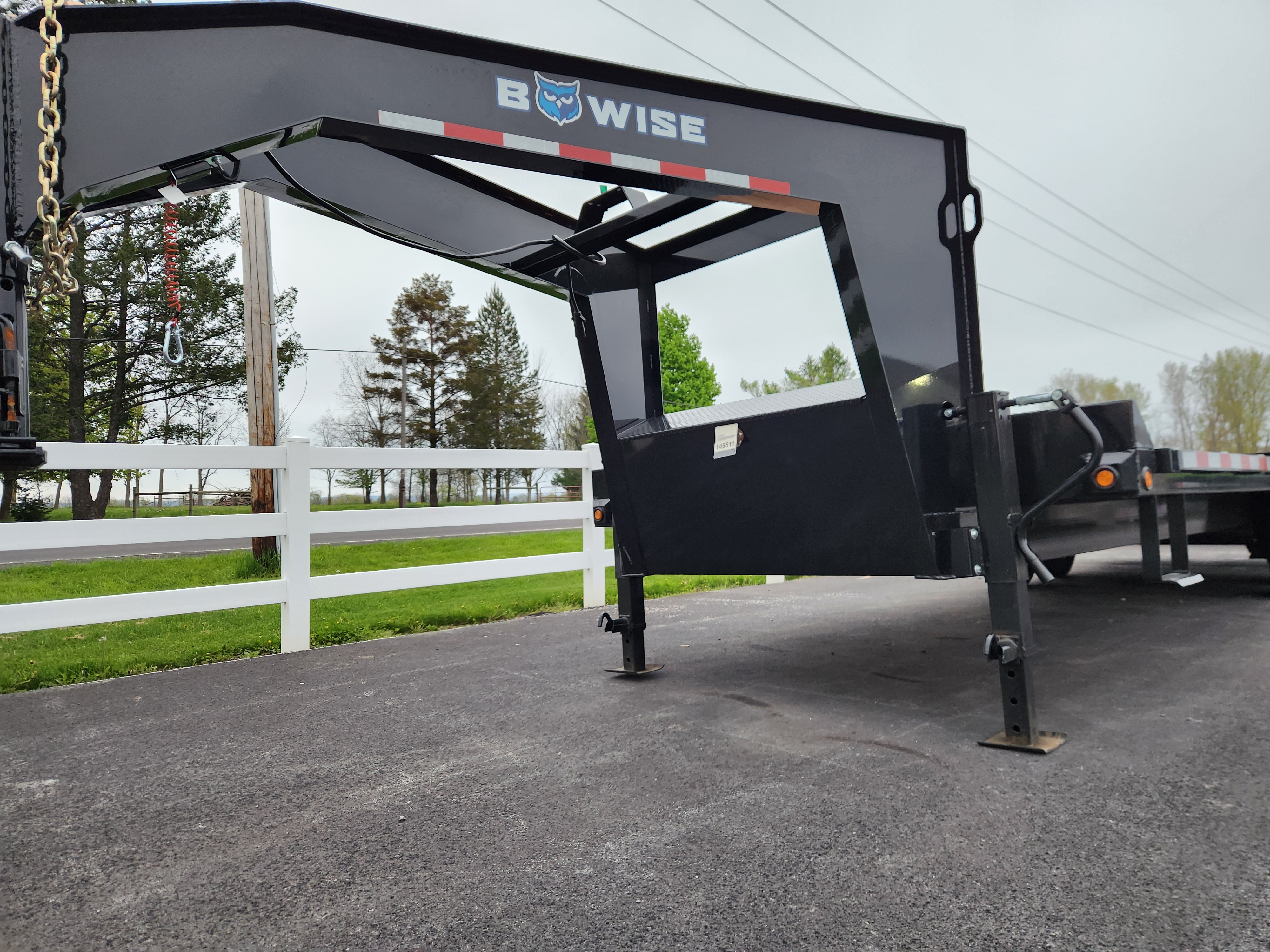 New 2026 BWISE EHD19 102x24 19K Deckover Equipment Trailer