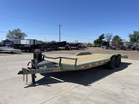 New 2026 RawMaxx 102" X 22' Drive-Over Fenders Car Hauler