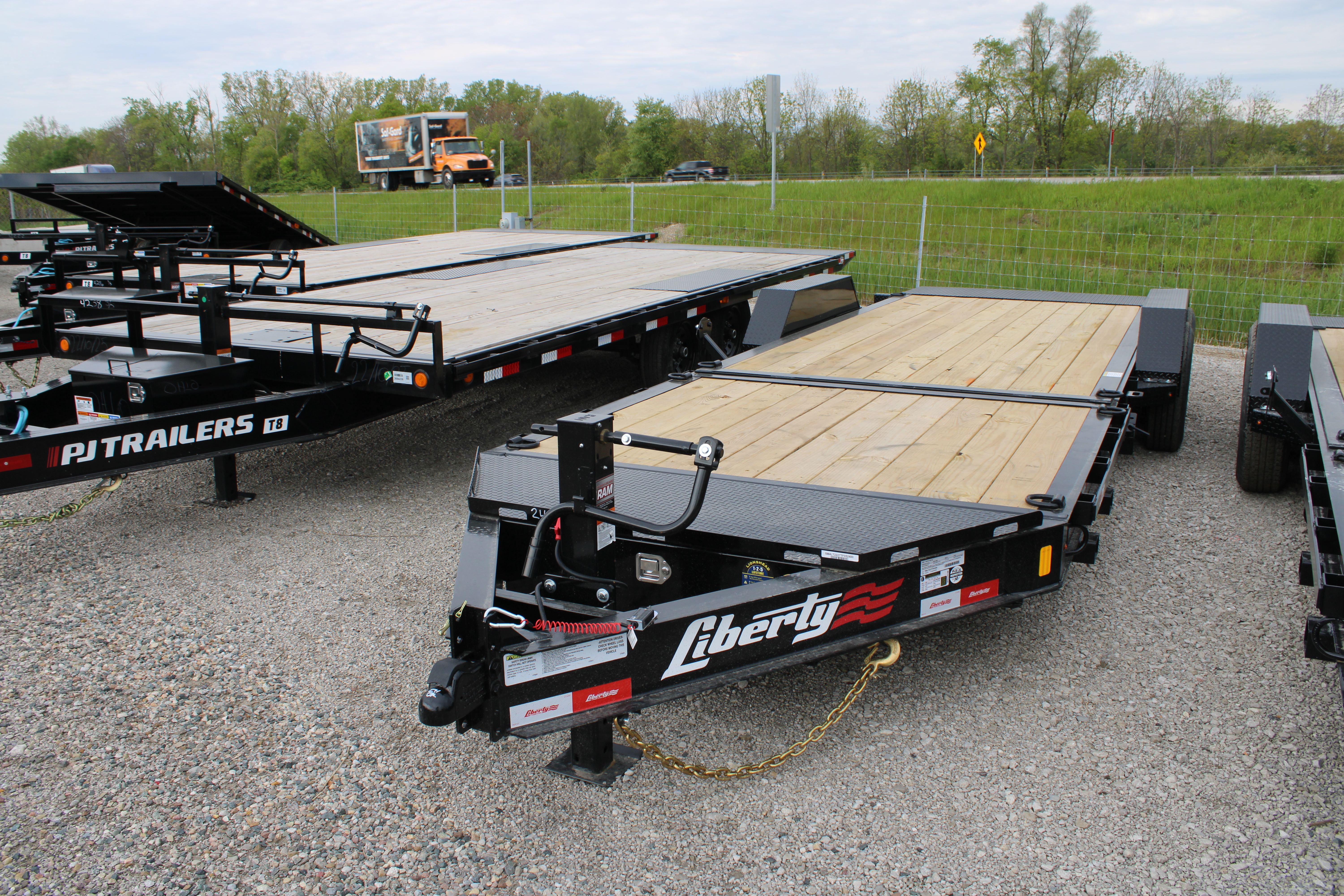 New 2026 Liberty 22' 17K GVWR STOCK ID 53368 Tilt Trailer