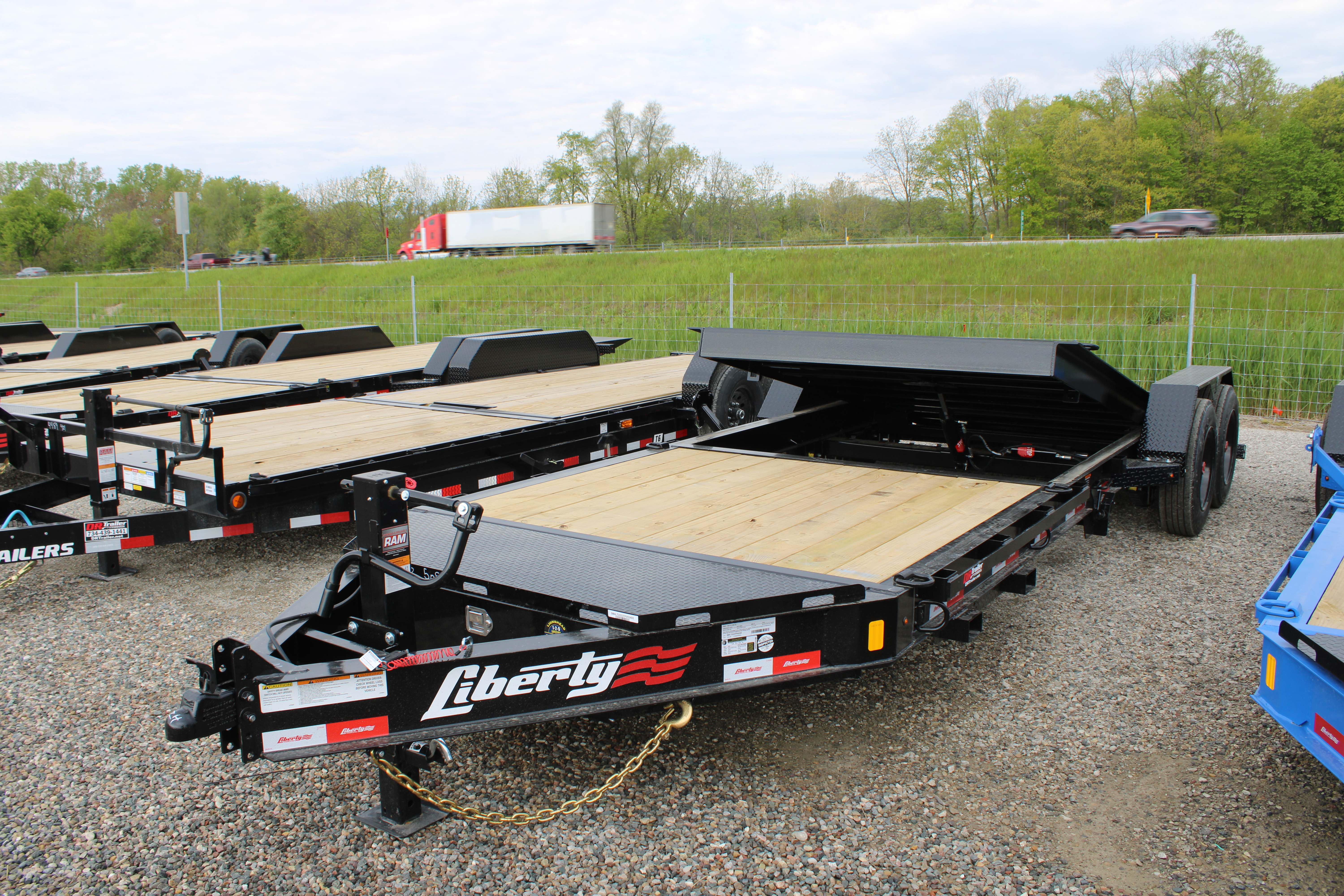 New 2026 Liberty 22' 17K GVWR STOCK ID 53362 Tilt Trailer