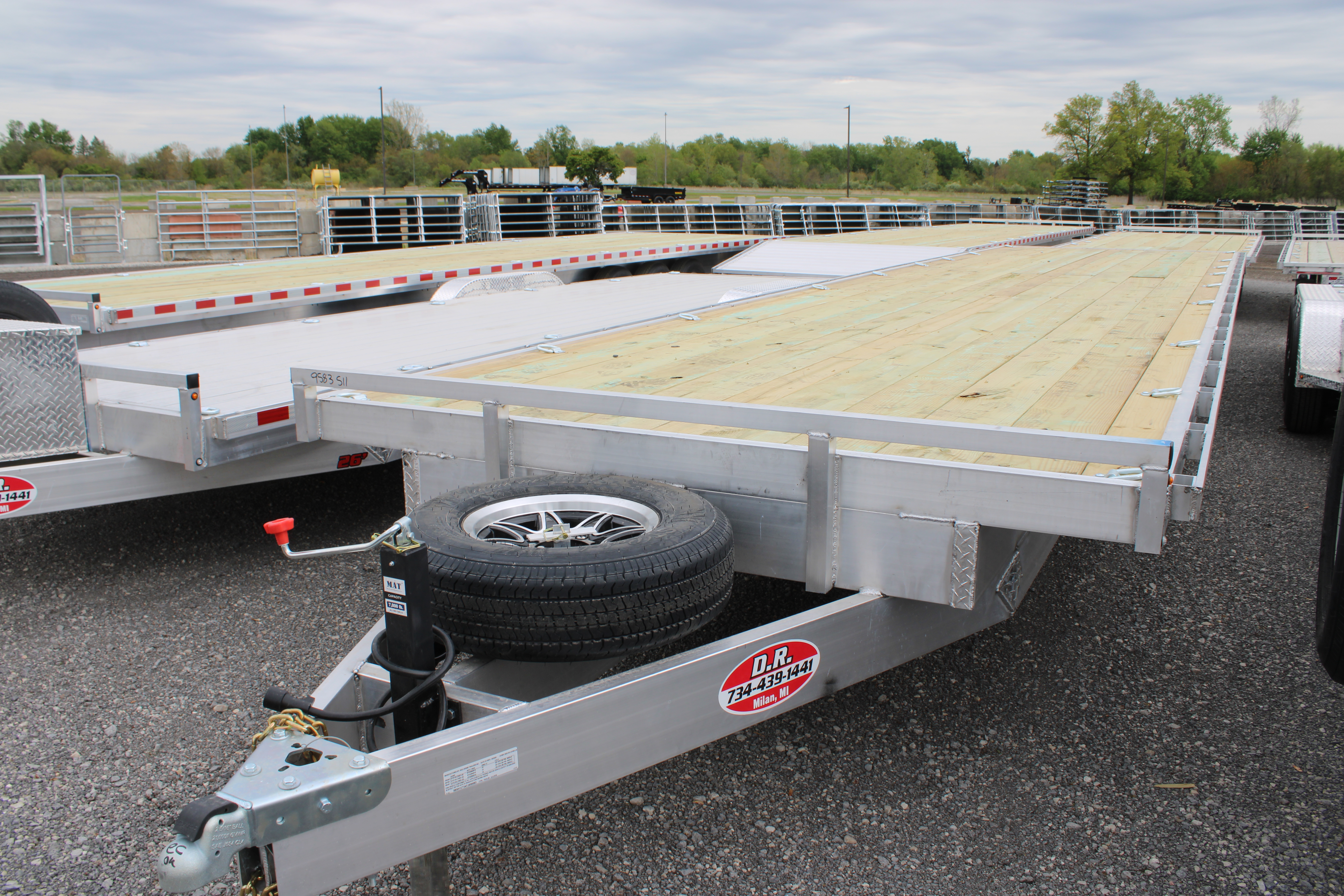 New 2026 Wolverine 39' ALUMINUM DECKOVER 21K GVWR STOCK ID 53612 Car Hauler