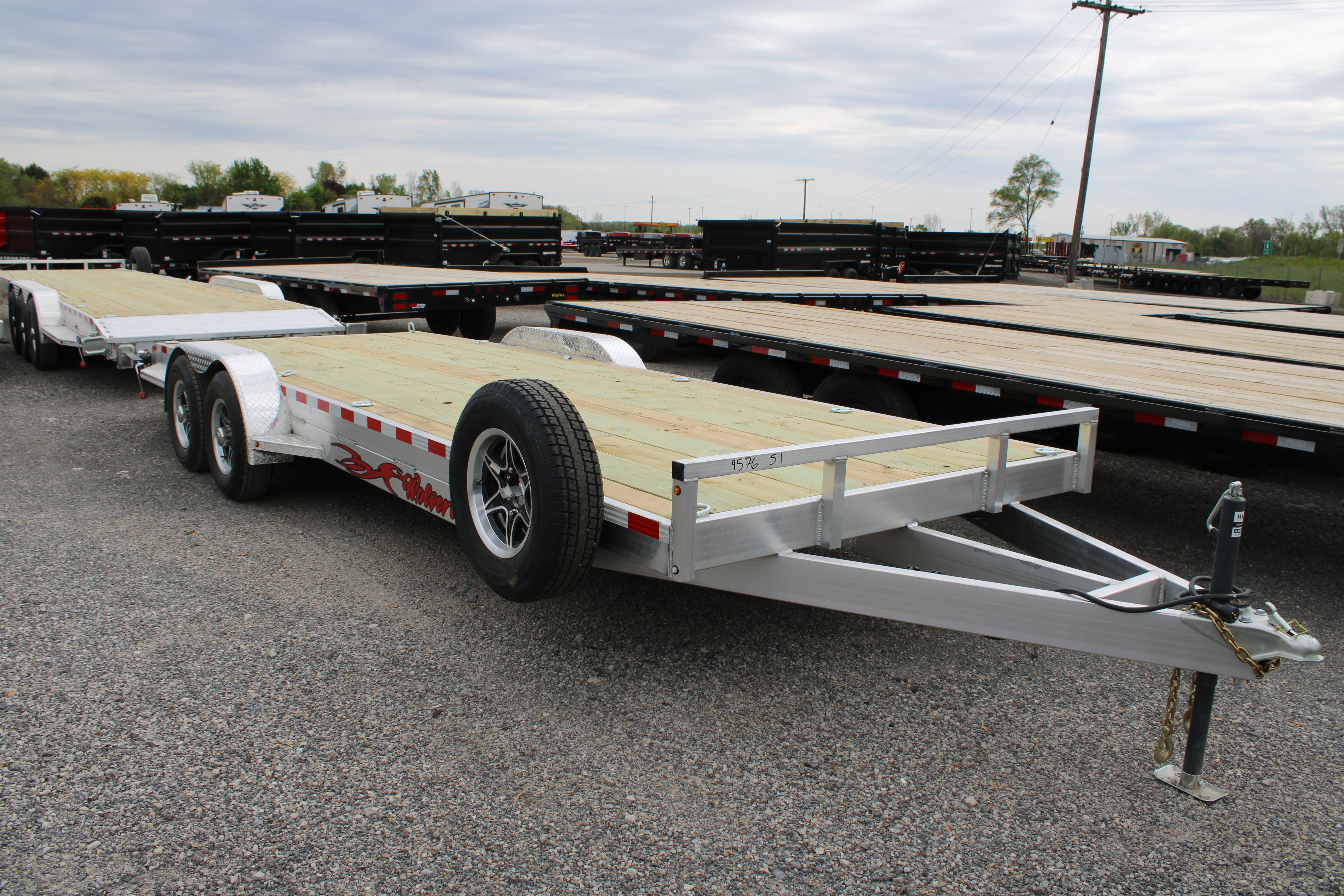New 2026 Wolverine 22' ALUMINUM 10K GVWR STOCK ID Car Hauler