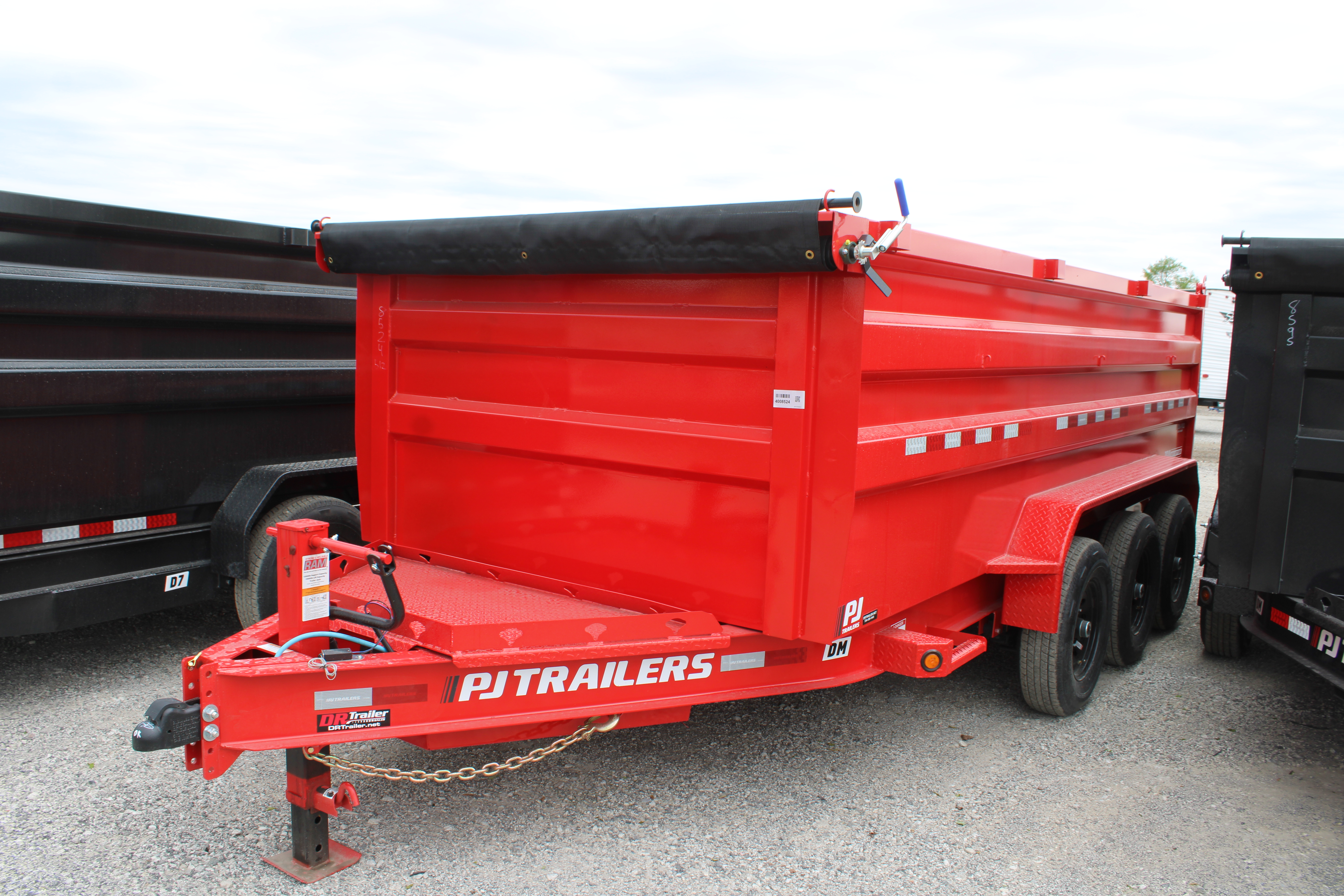 New 2026 PJ Trailers 16' DM 21K GVWR STOCK ID 53481 Dump Trailer