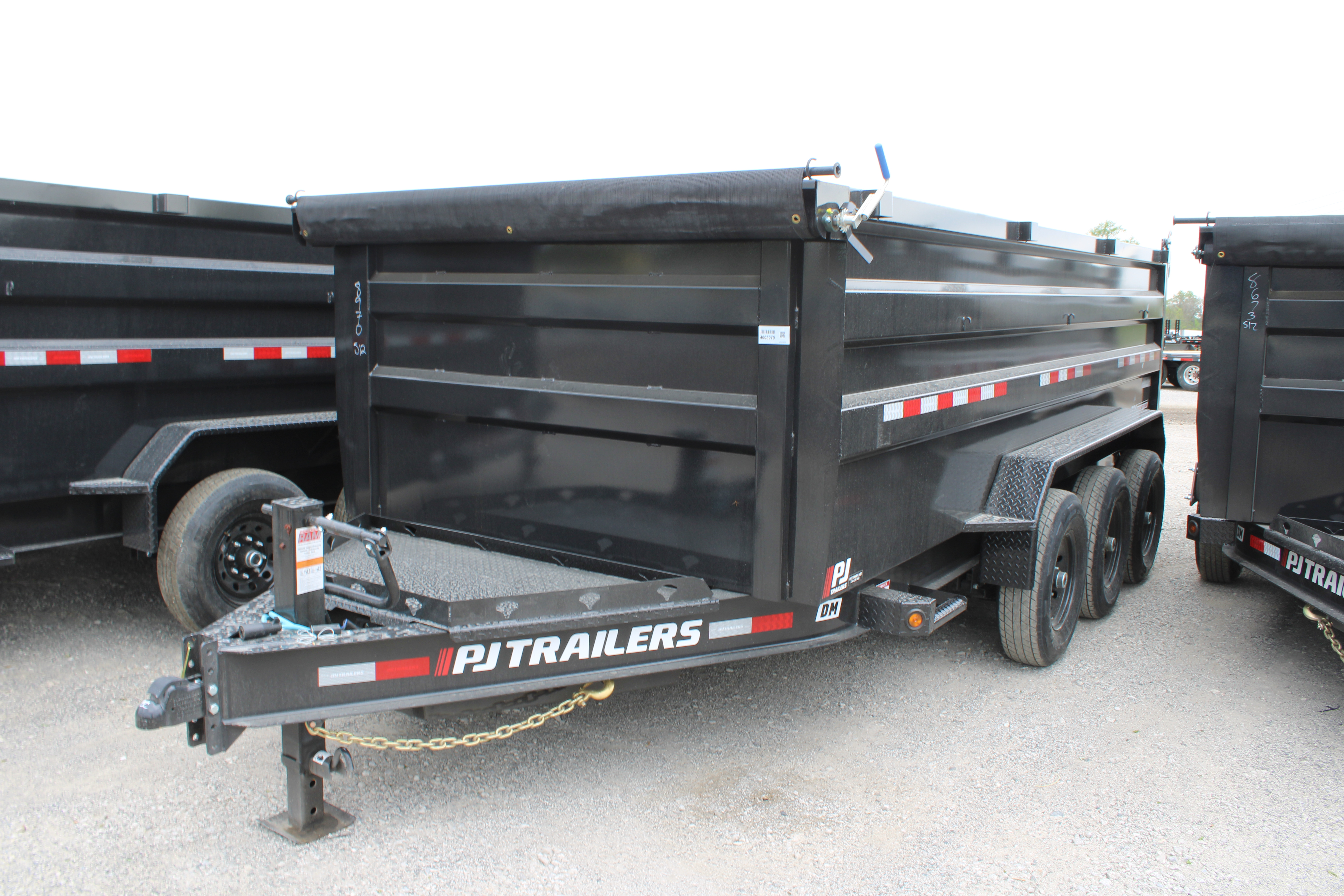 New 2026 PJ Trailers 16' HS DM 21K GVWR STOCK ID 53502 Dump Trailer