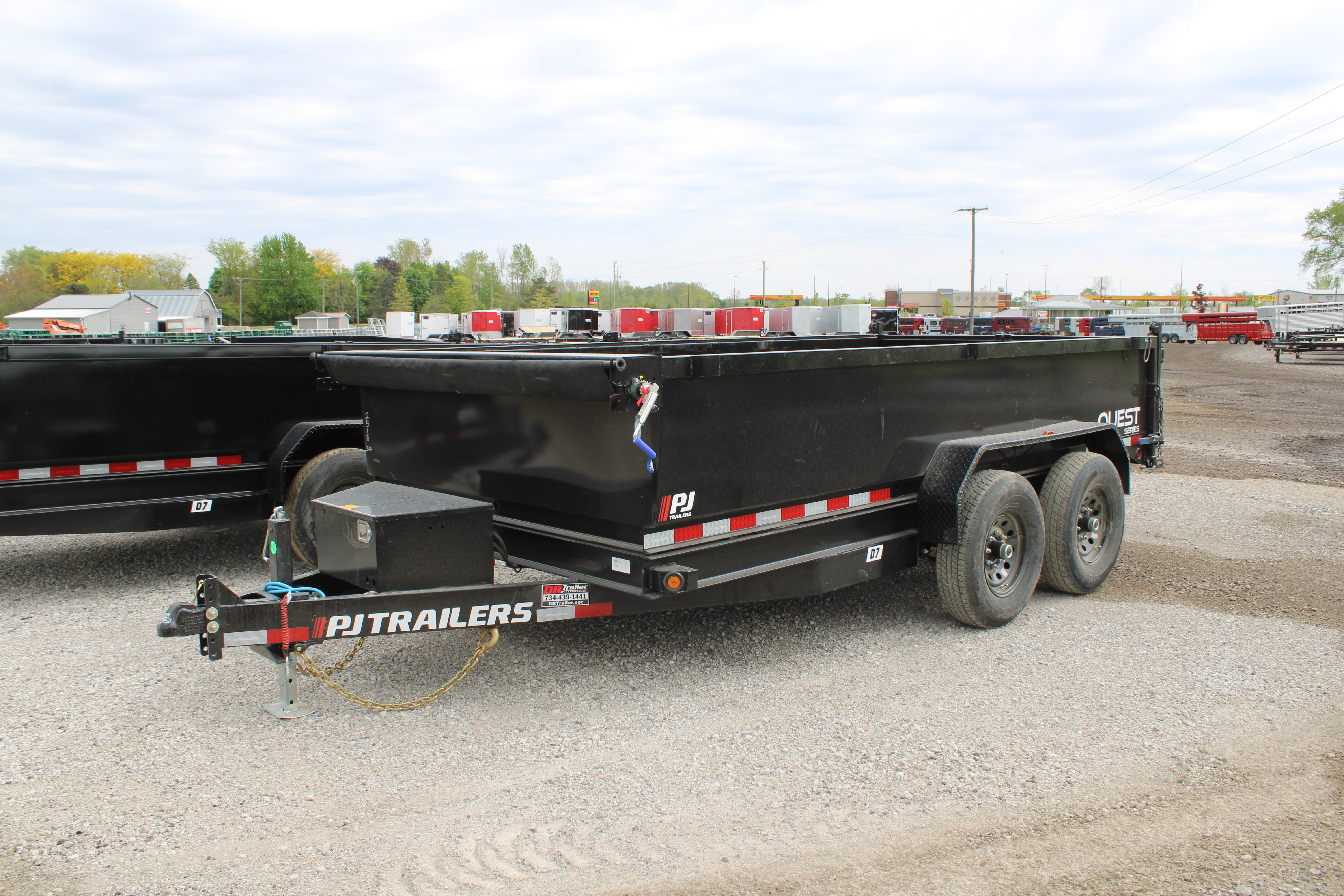 New 2026 PJ Trailers 14' D7 14K GVWR STOCK ID 535588 Dump Trailer