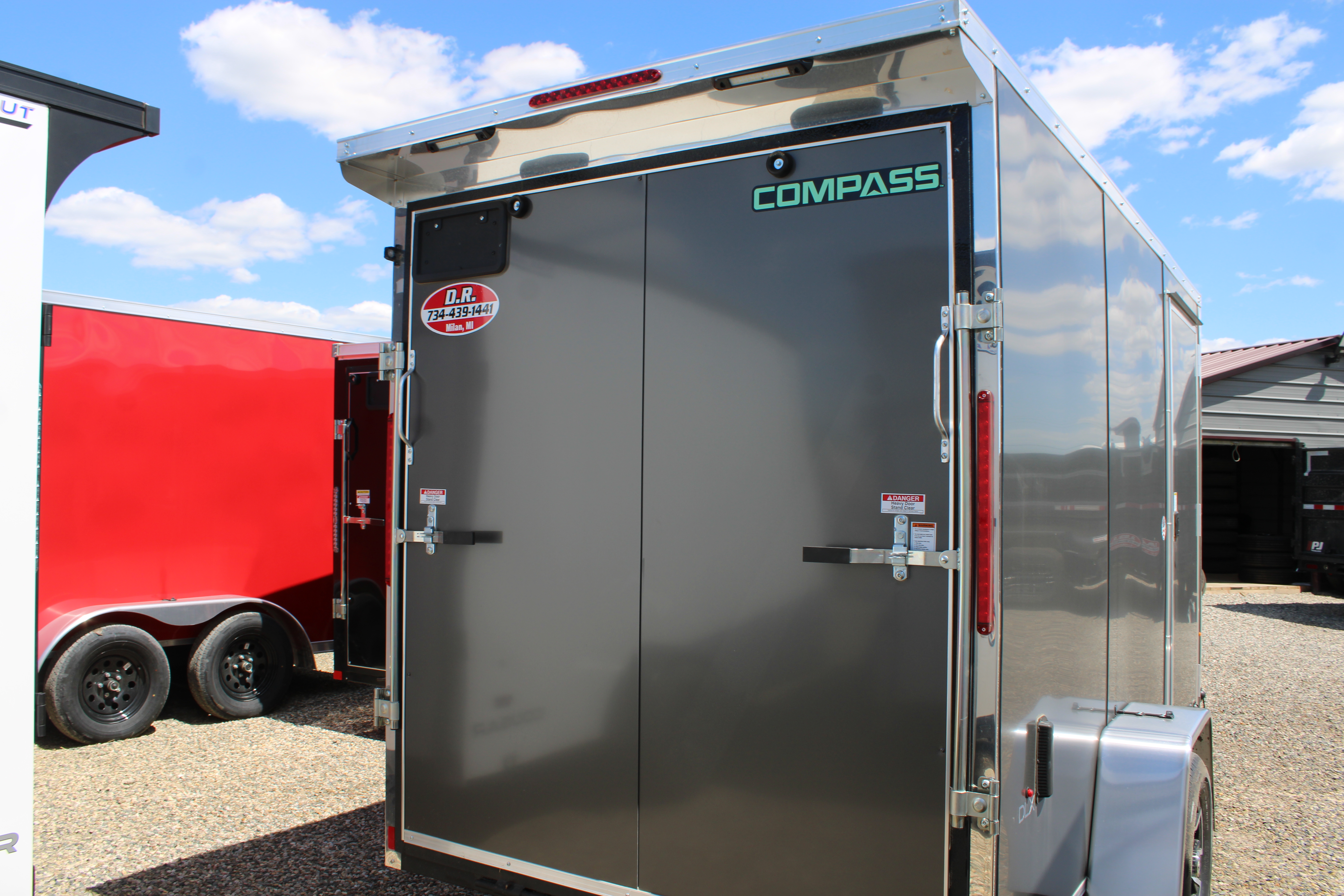 New 2026 Compass 6' X 12' R STOCK ID 53605 Cargo / Enclosed Trailer