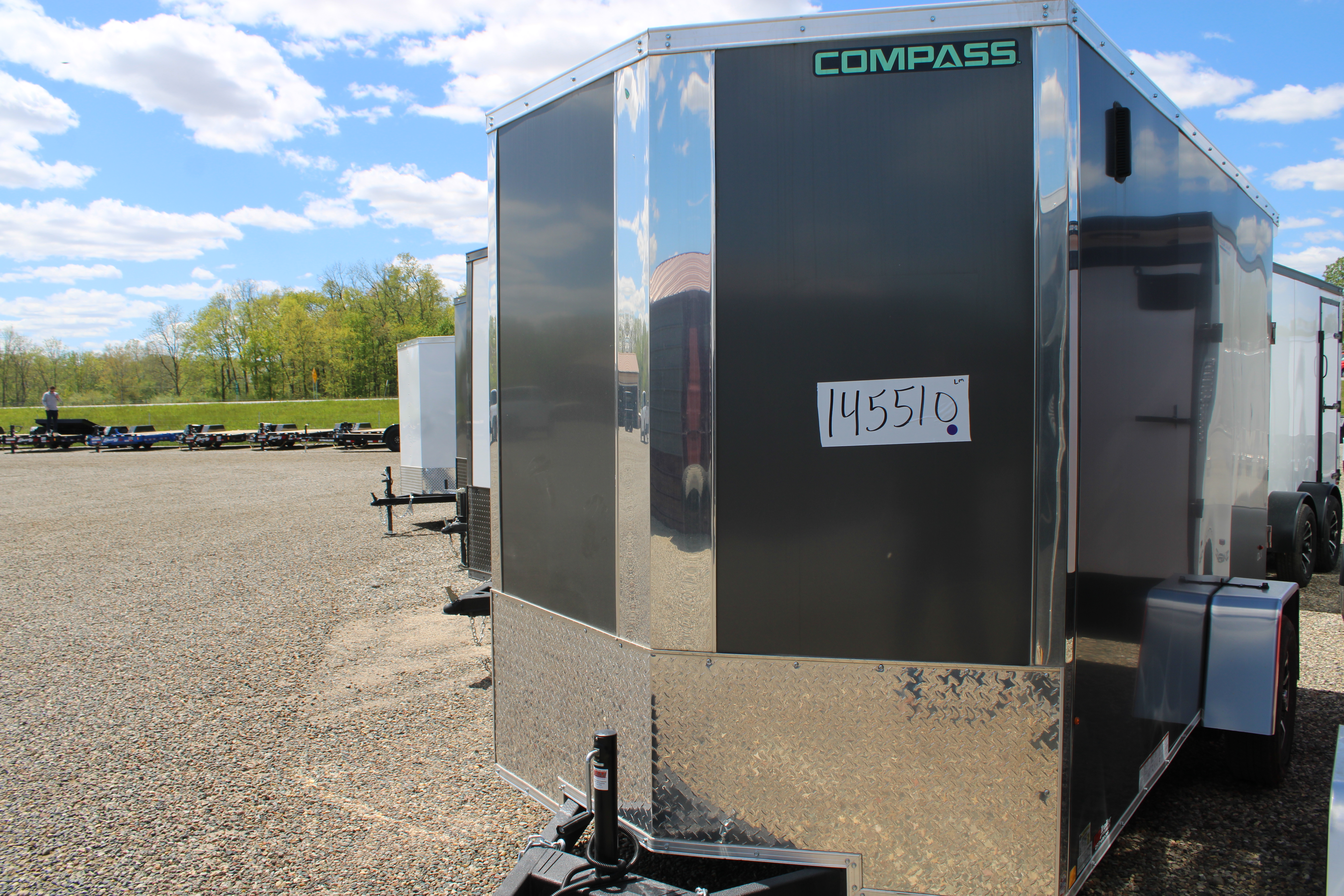 New 2026 Compass 6' X 12' R STOCK ID 53605 Cargo / Enclosed Trailer