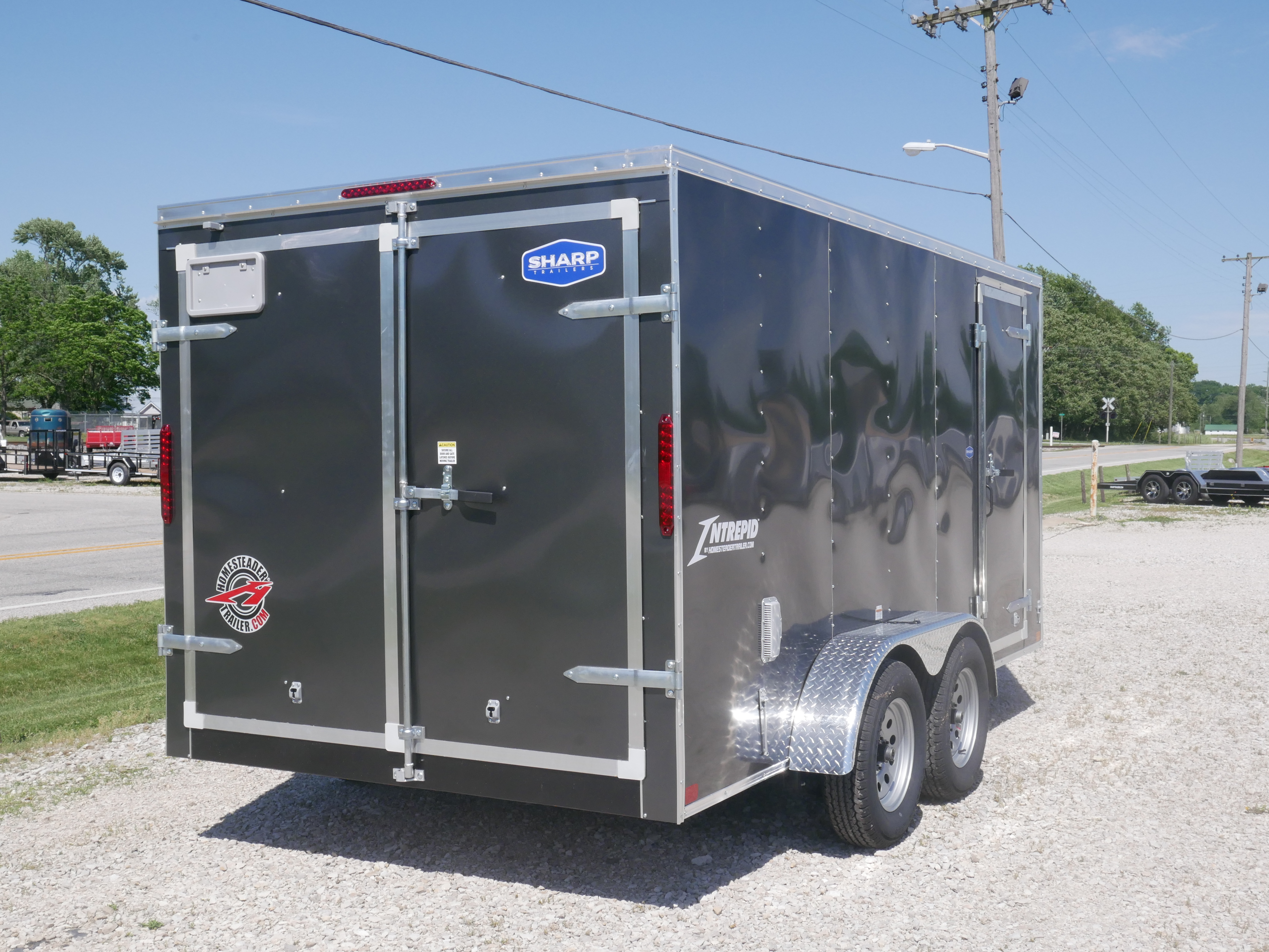 New 2026 Homesteader Trailer 714 IT 7 TALL DOUBLE DOOR Cargo / Enclosed Trailer