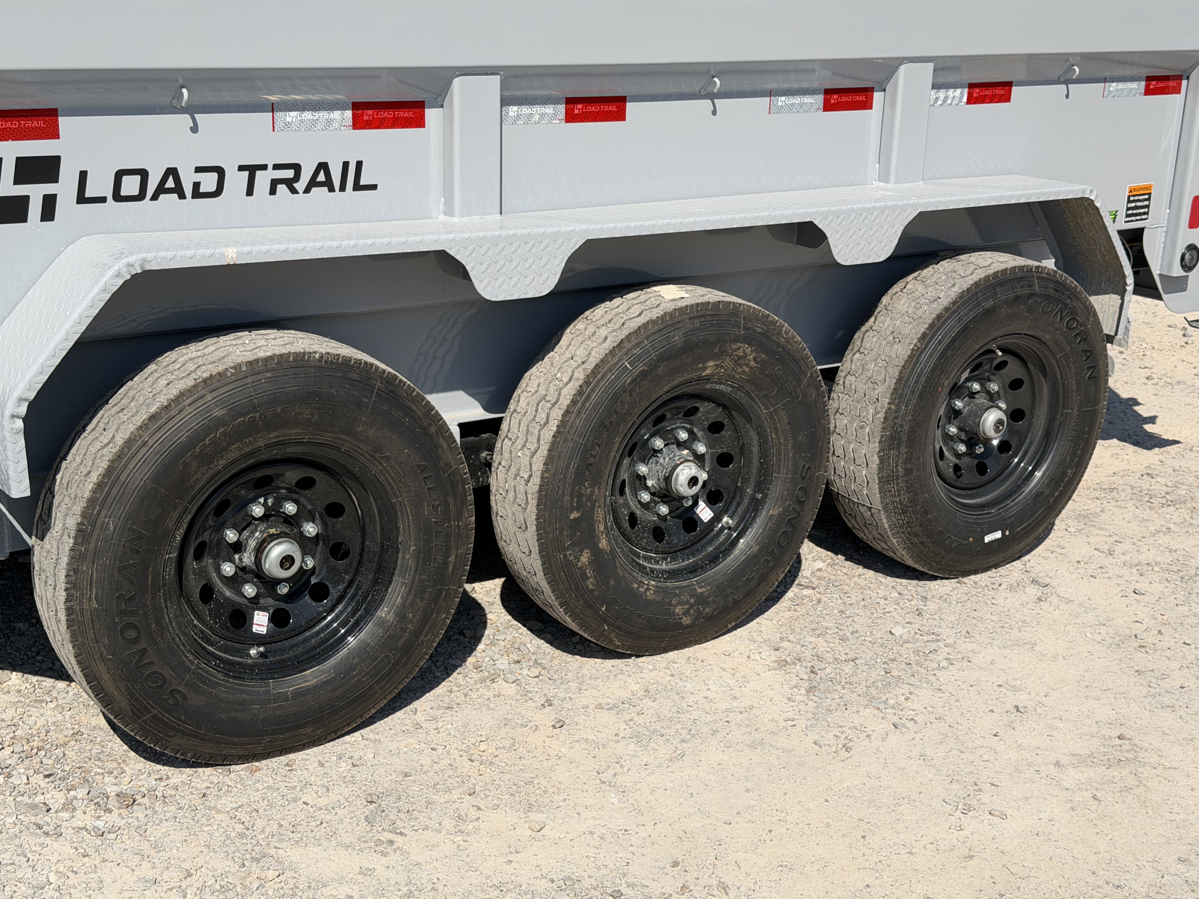 New 2026 Load Trail DL 83X16 21K GVWR 14 PLY TIRES 7 GAUGE FLOOR SCISSOR HOIST Dump Trailer