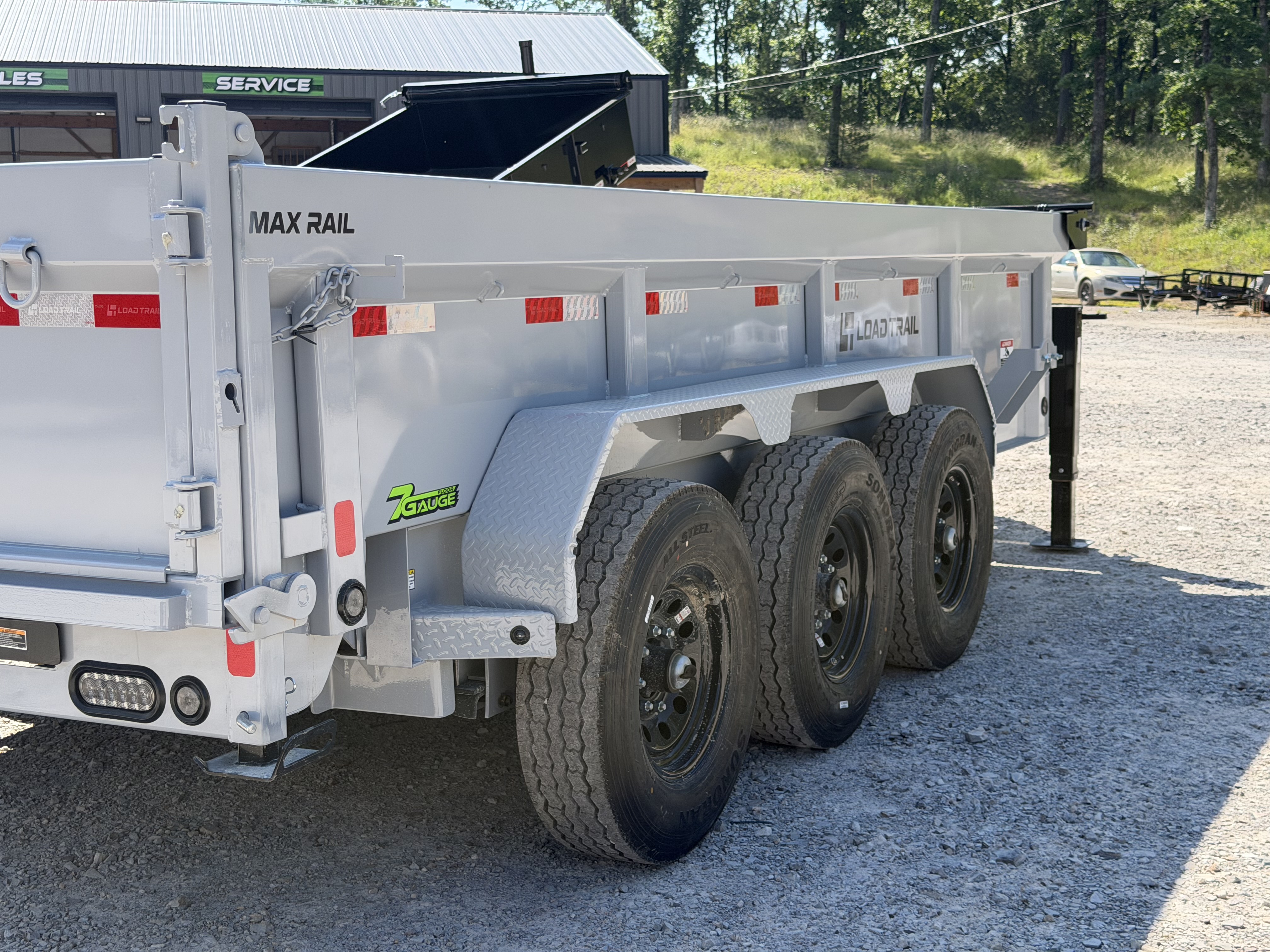 New 2026 Load Trail DL 83X16 21K GVWR 14 PLY TIRES 7 GAUGE FLOOR SCISSOR HOIST Dump Trailer