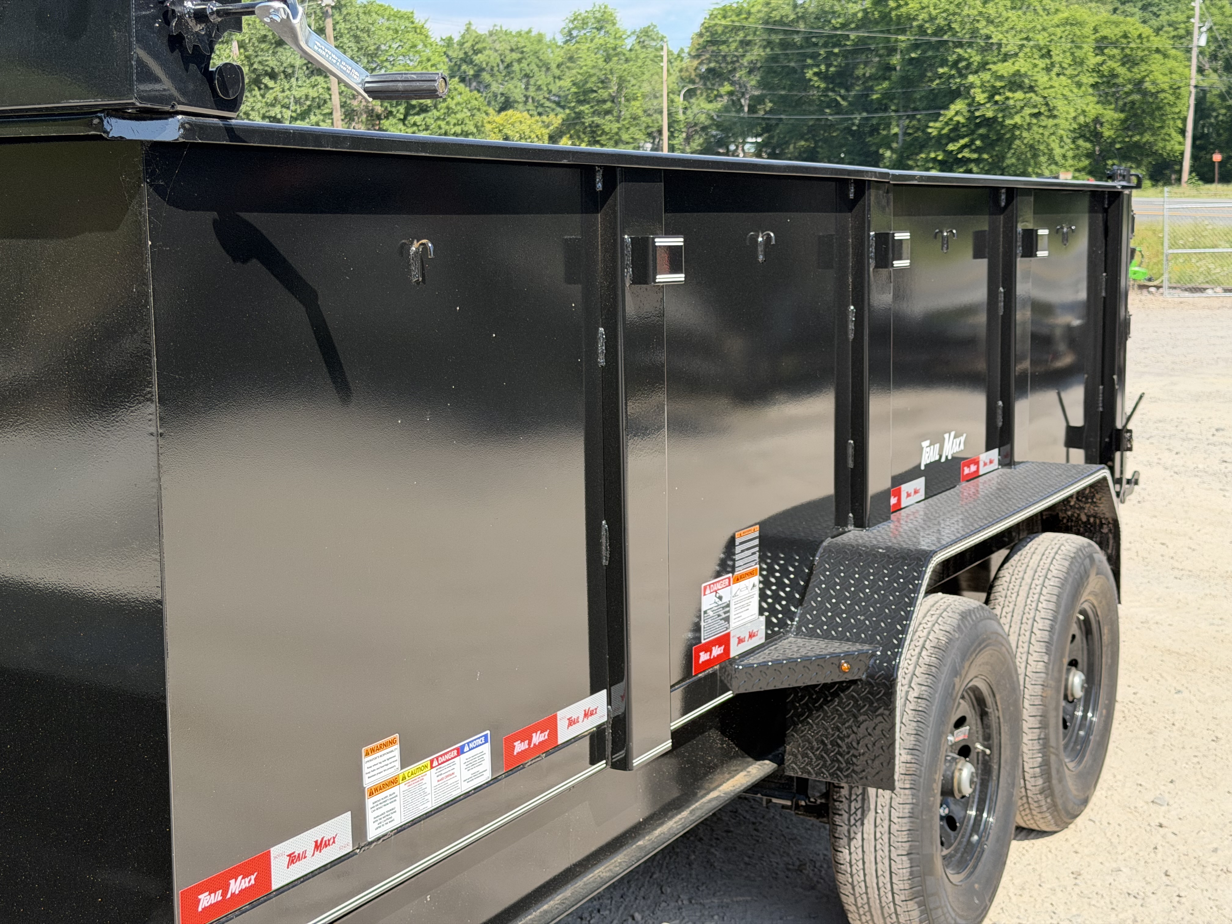 New 2026 Trail Maxx 83X14 HIGH SIDE 14K GVWR Dump Trailer