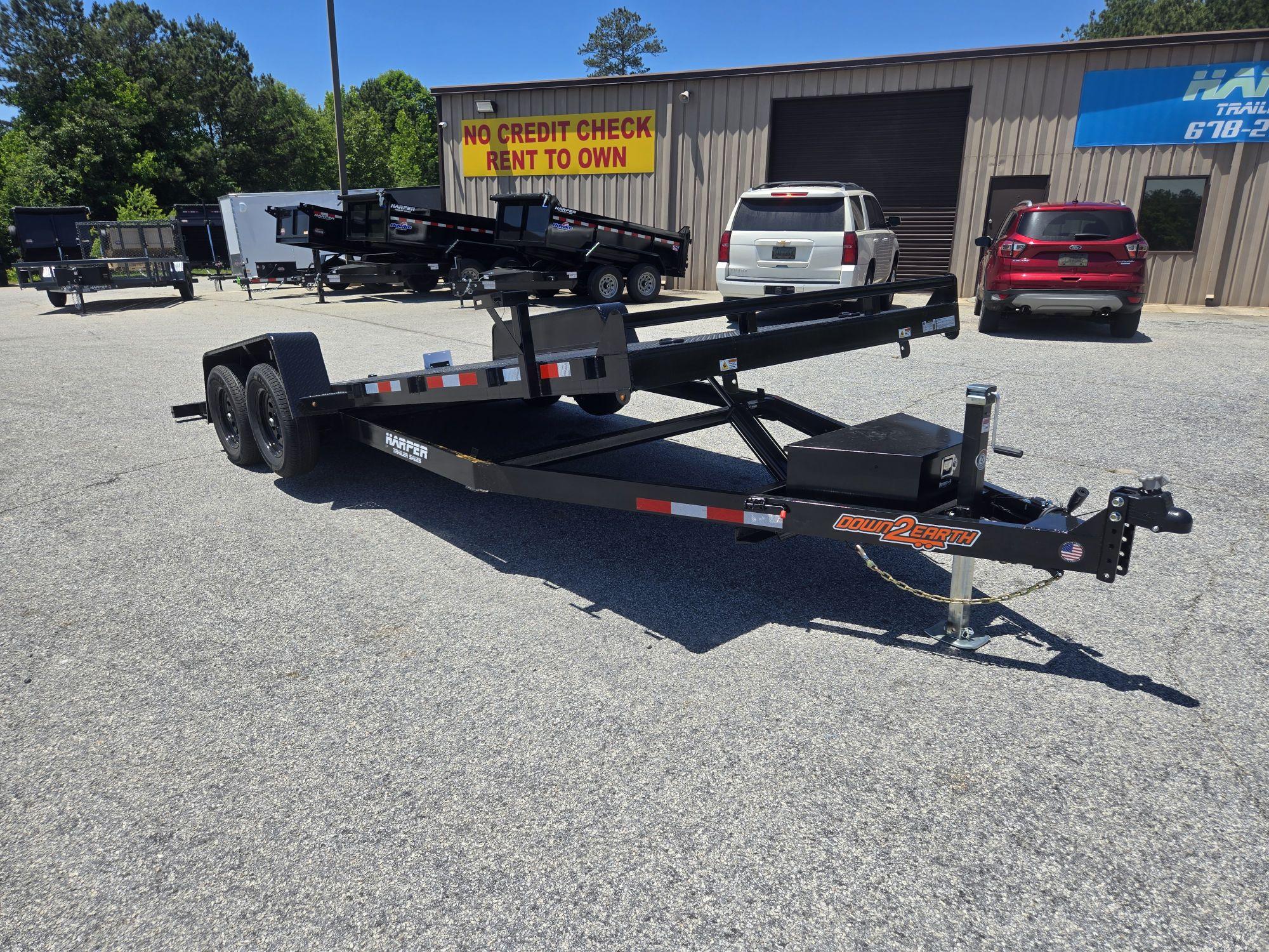 New 2026 DOWN 2 EARTH 20' 7K POWER TILT CAR HAULER