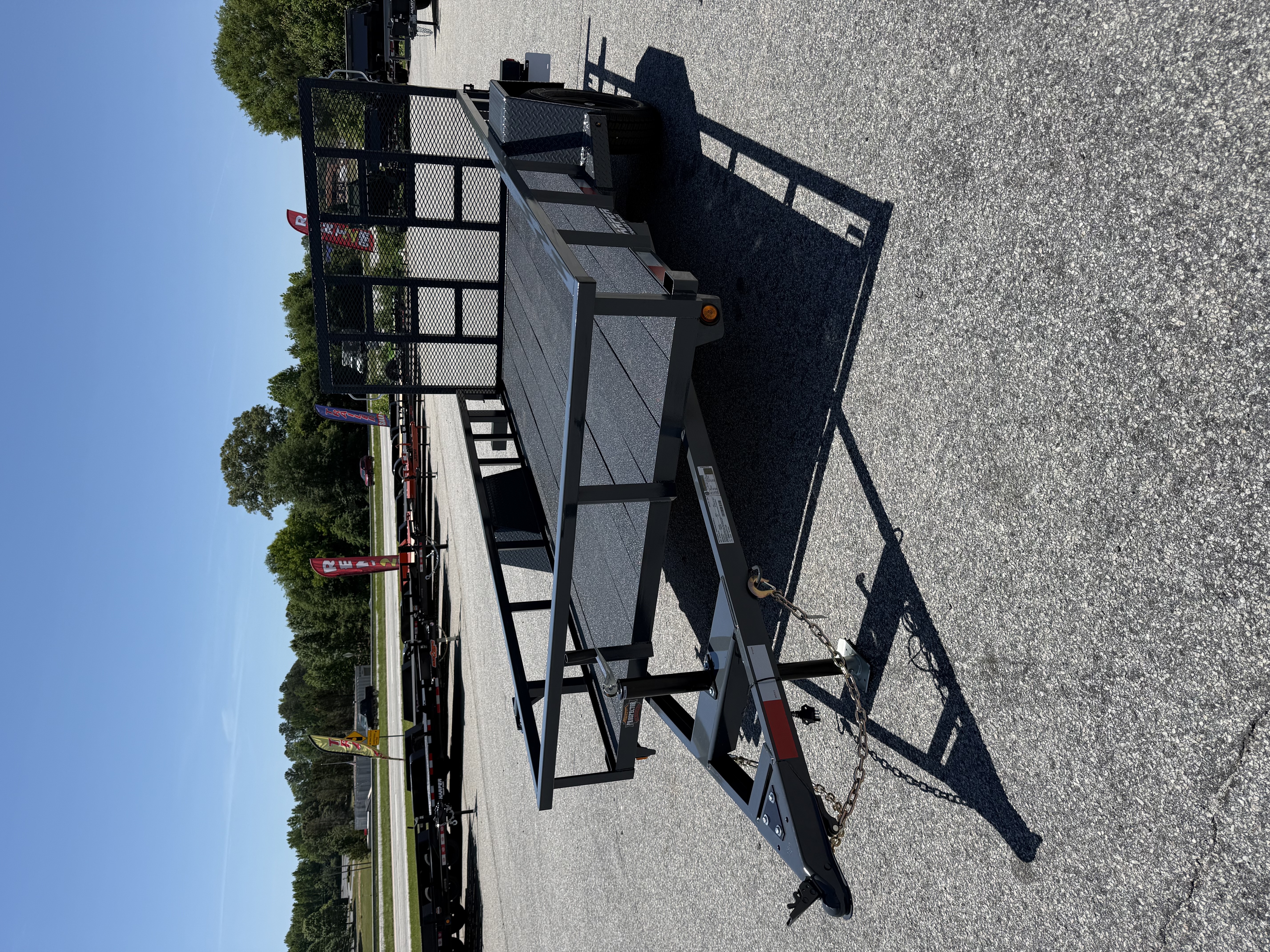 New 2026 PROSPECTOR 6.5X12 SINGLE AXLE UTILITY TRAILER WITH COBRA LINED FLOOR