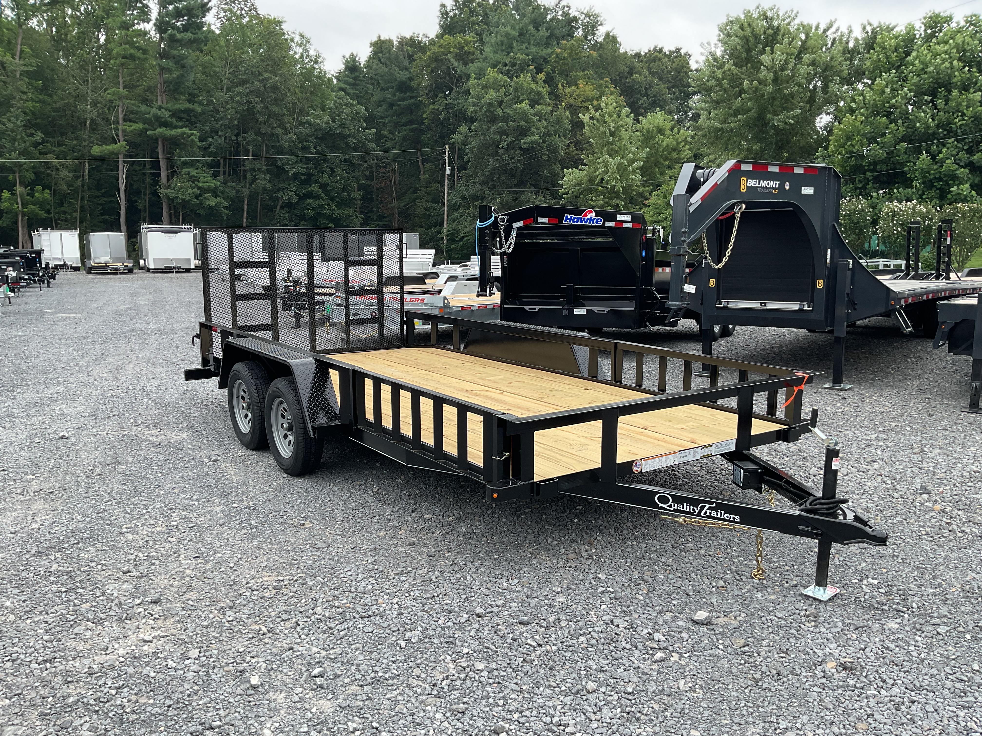 New 2026 Quality Trailers B-3.5K-16G Utility Trailer 82 X16' 7K ATV