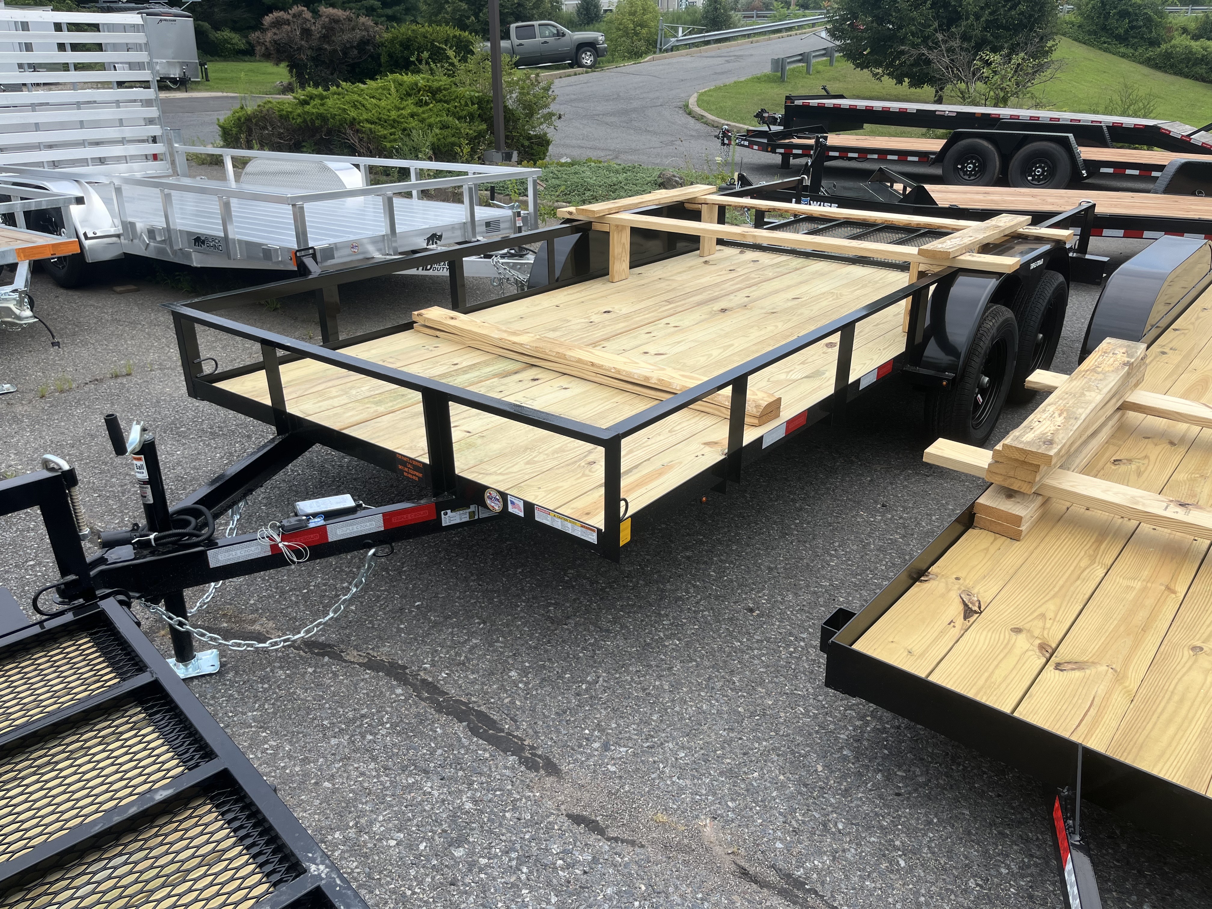 New 2025 Triple Crown Trailers U6X16T Utility Trailer
