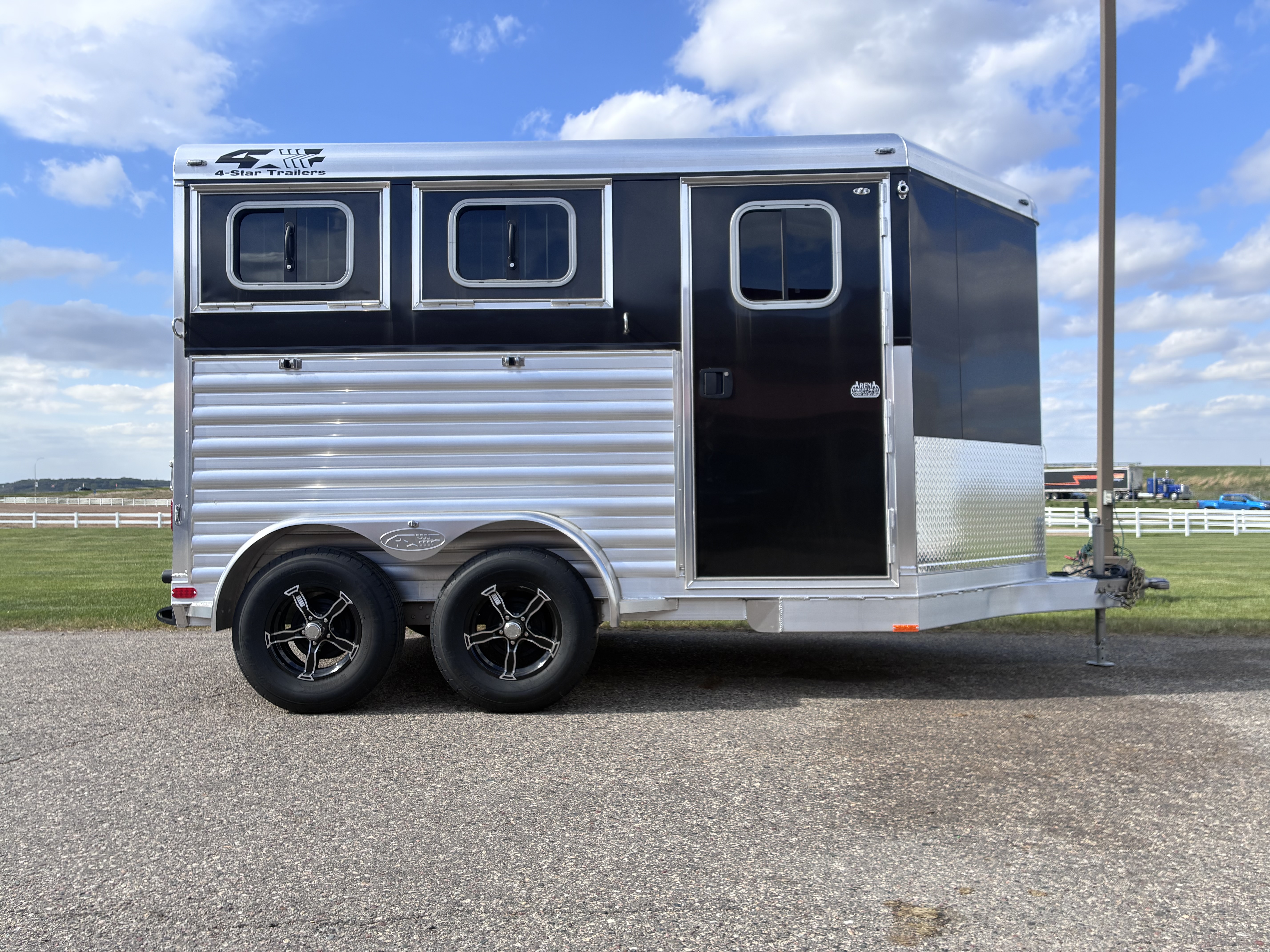 New 2026 4-Star Trailers 2 Horse Bumper Pull Horse Trailer