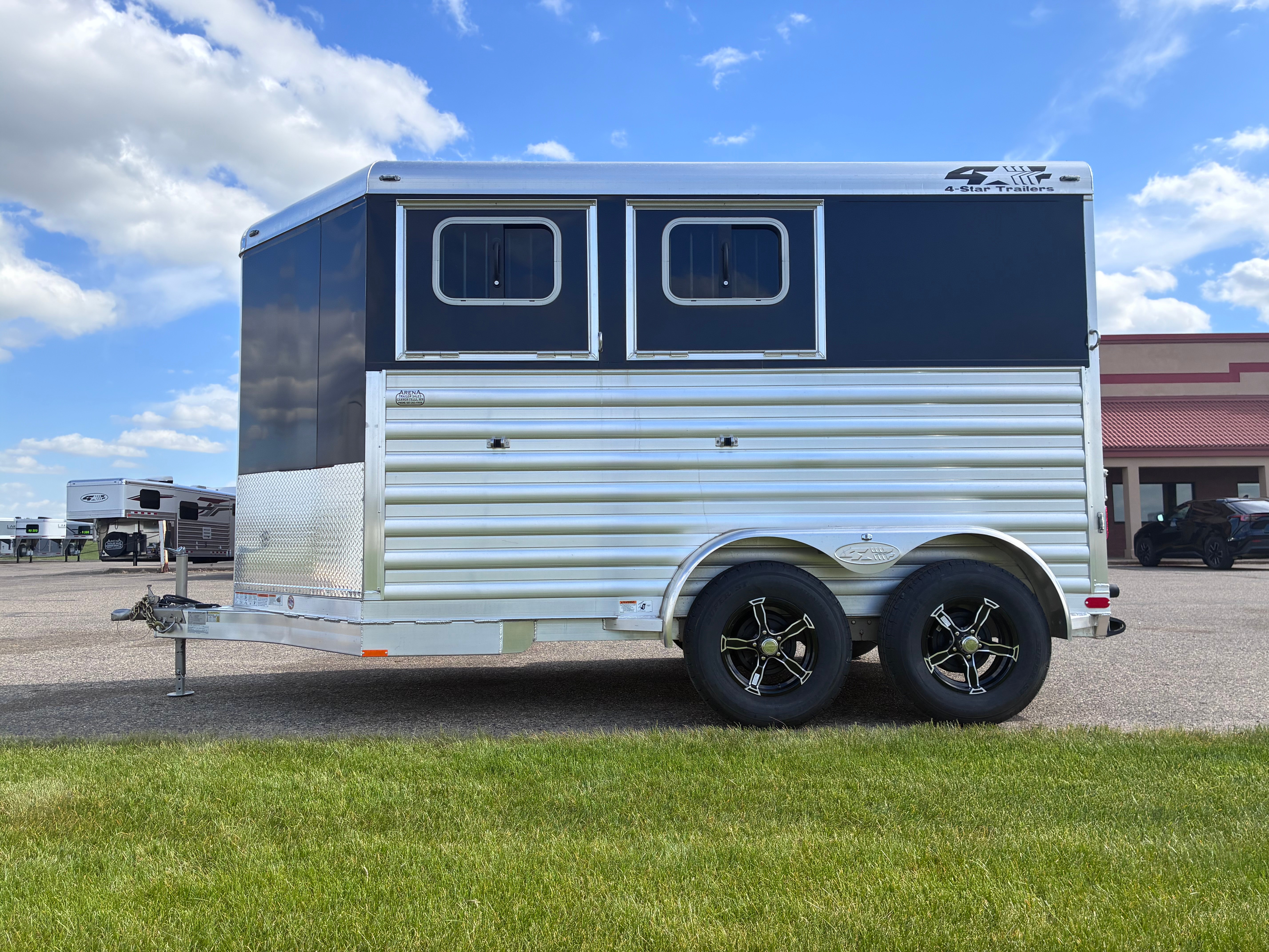 New 2026 4-Star Trailers 2 Horse Bumper Pull Horse Trailer