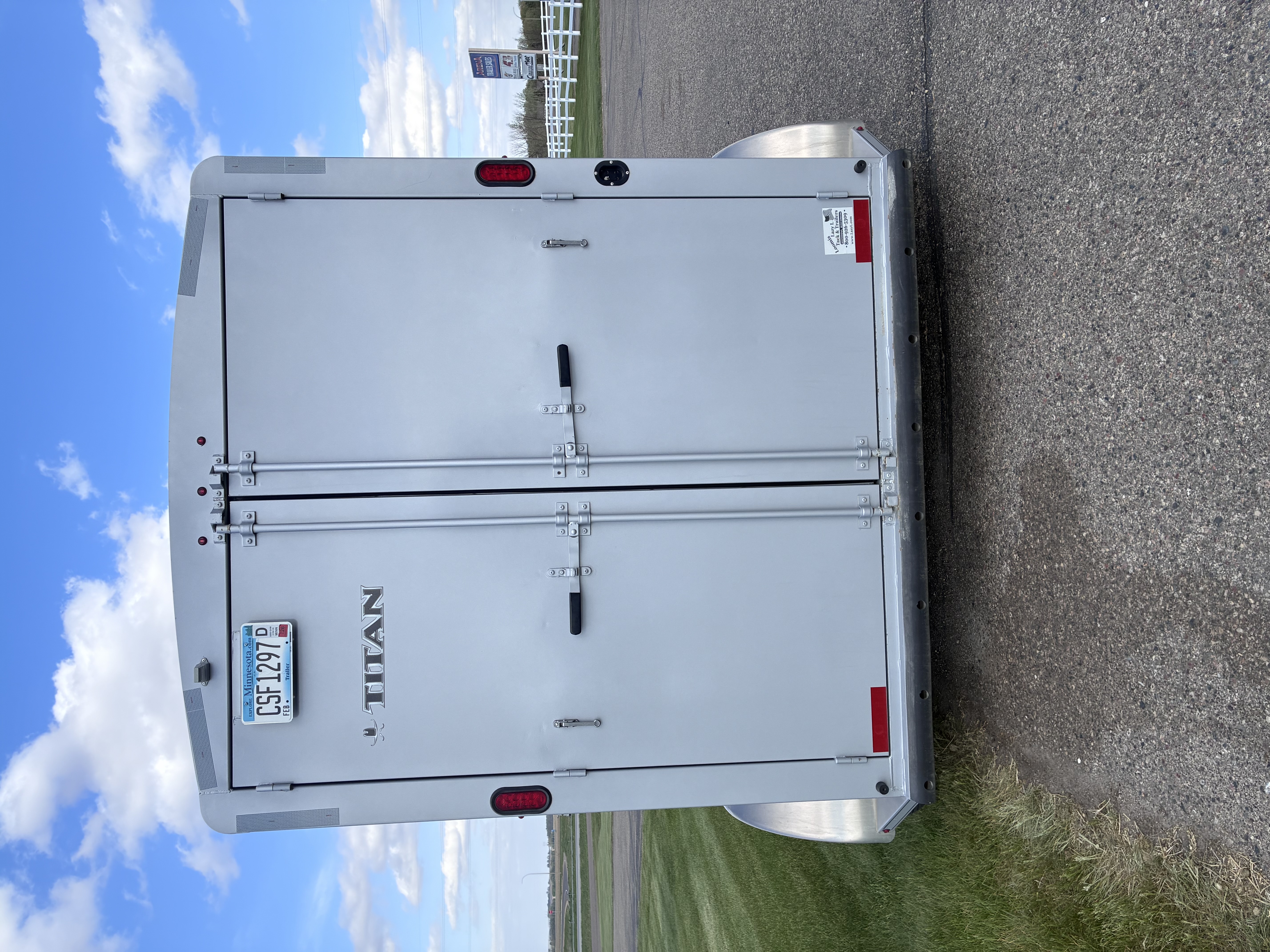 Used 2023 Titan Trailer 2 Horse Bumper Pull Horse Trailer