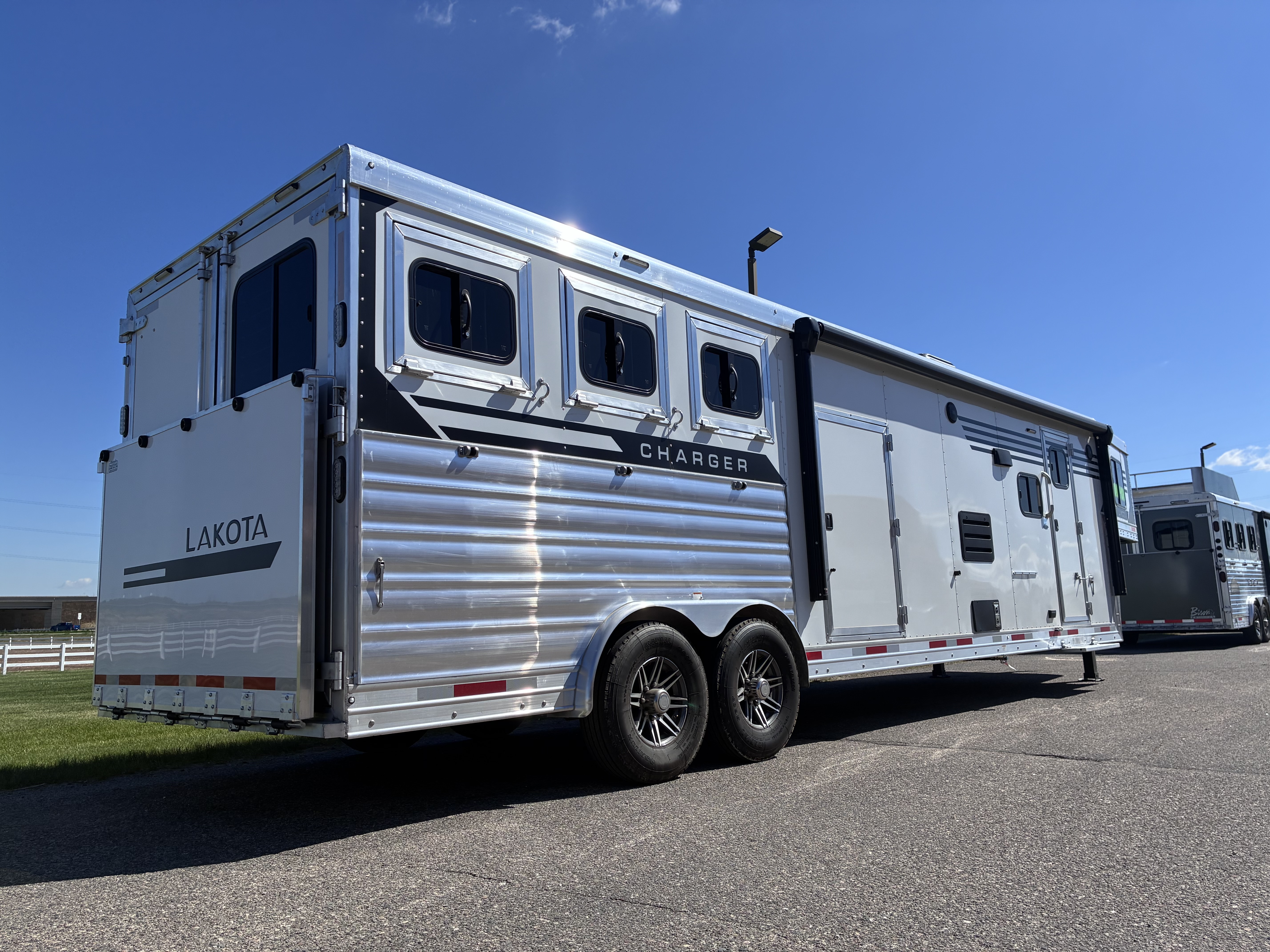 New 2027 Lakota 3H 13' LQ with Outdoor Kitchen Horse Trailer