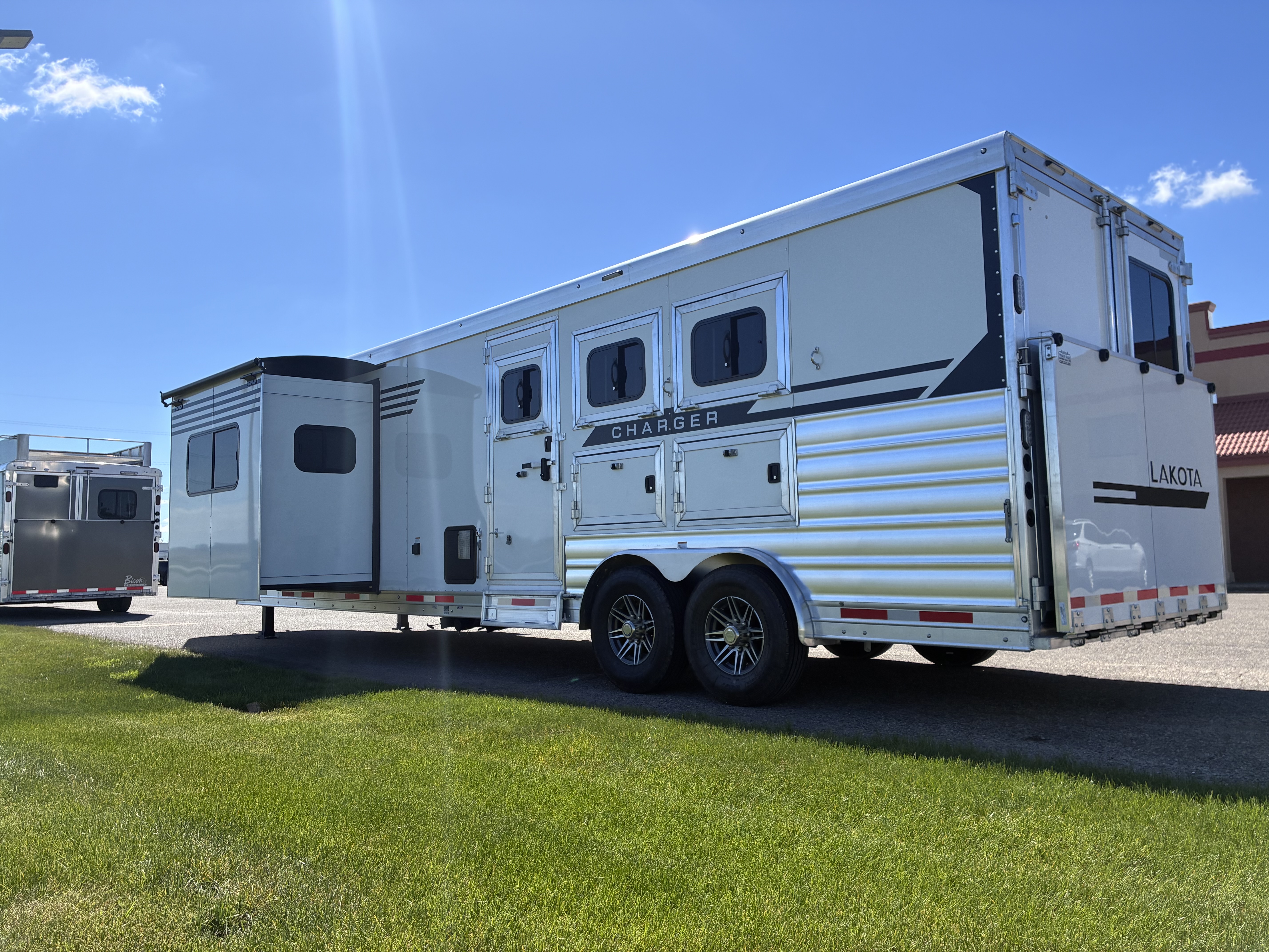 New 2027 Lakota 3H 13' LQ with Outdoor Kitchen Horse Trailer