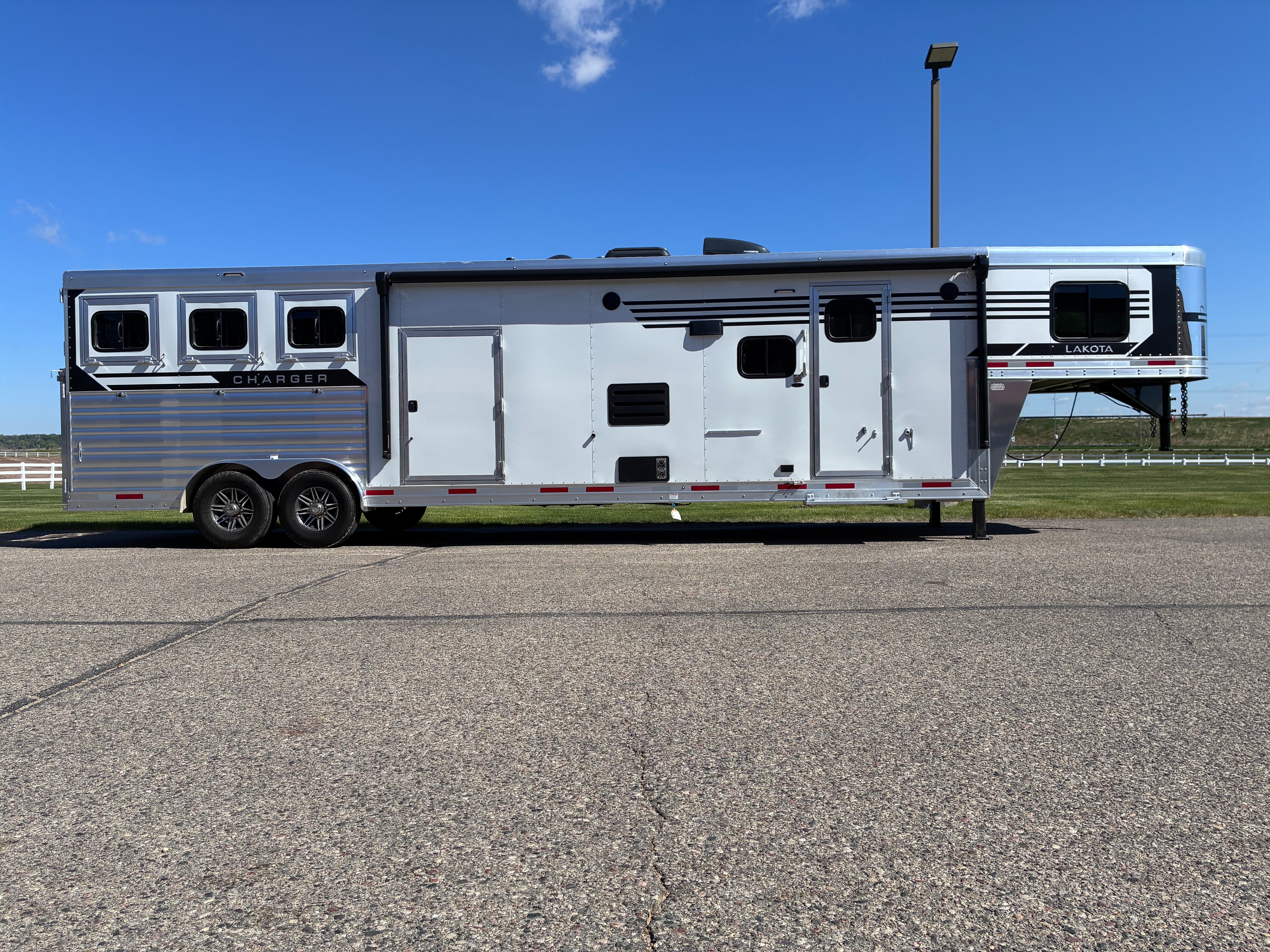 New 2027 Lakota 3H 13' LQ with Outdoor Kitchen Horse Trailer