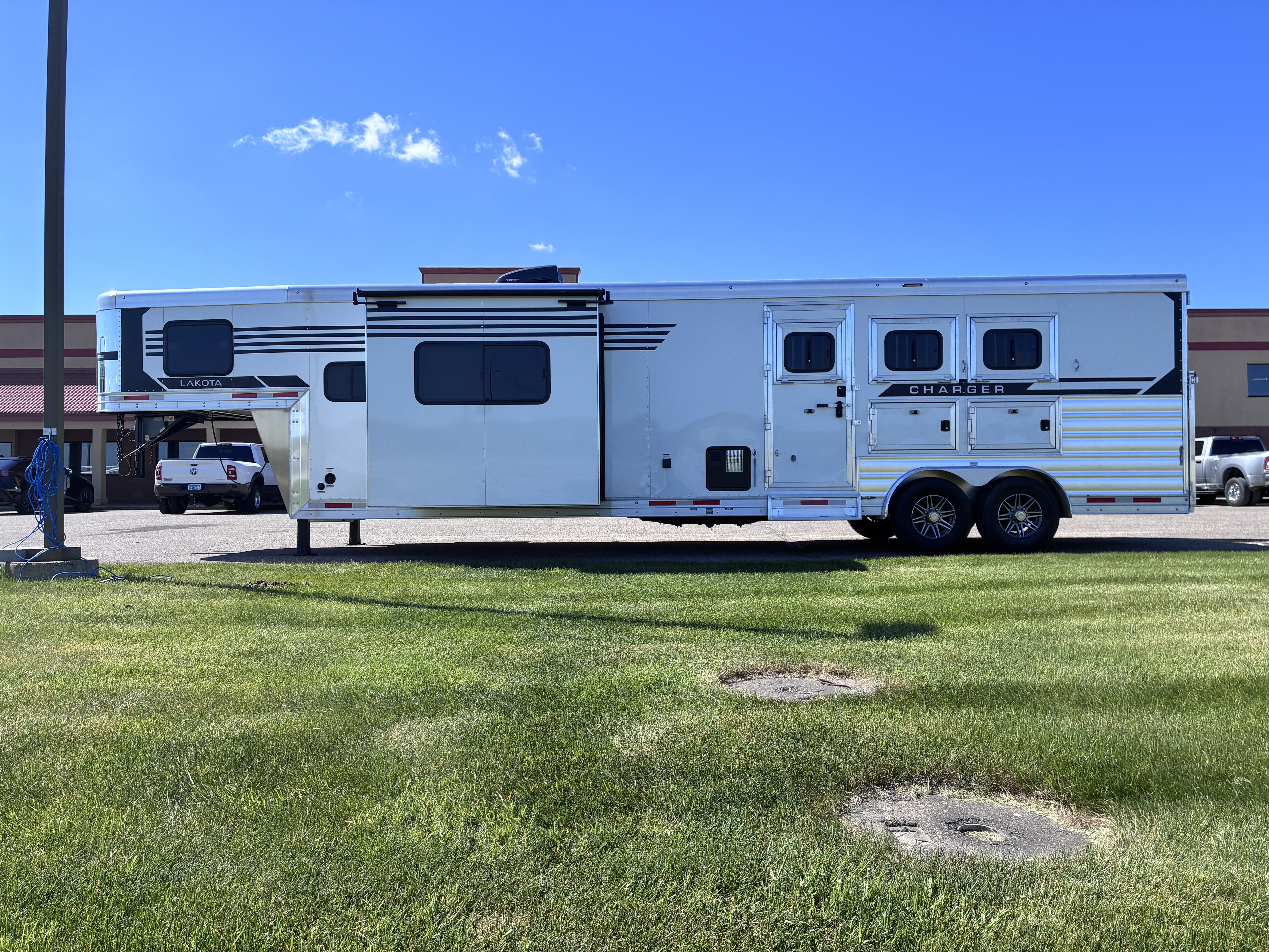 New 2027 Lakota 3H 13' LQ with Outdoor Kitchen Horse Trailer