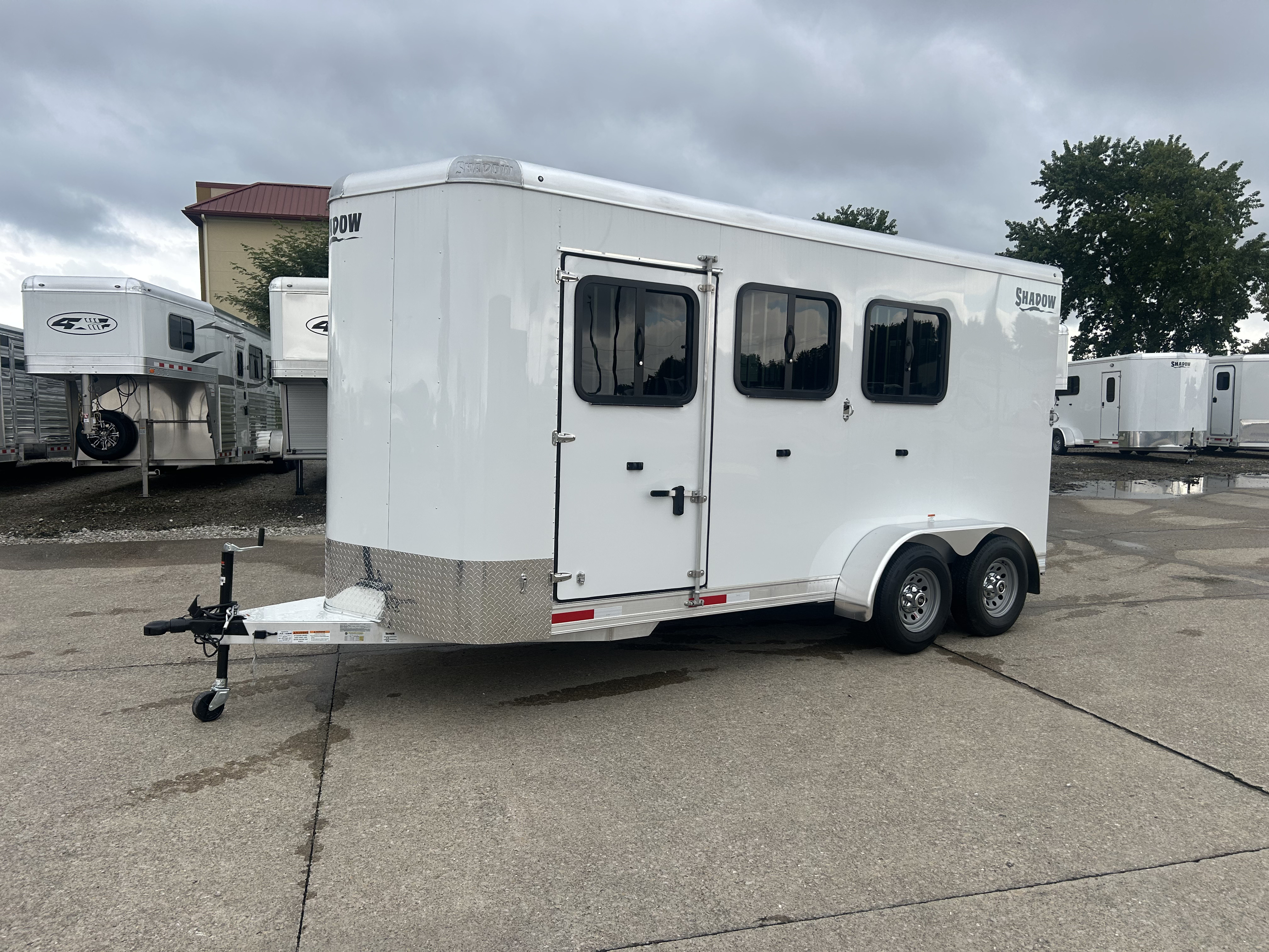 New 2026 Shadow 3 Horse Slant BP Horse Trailer